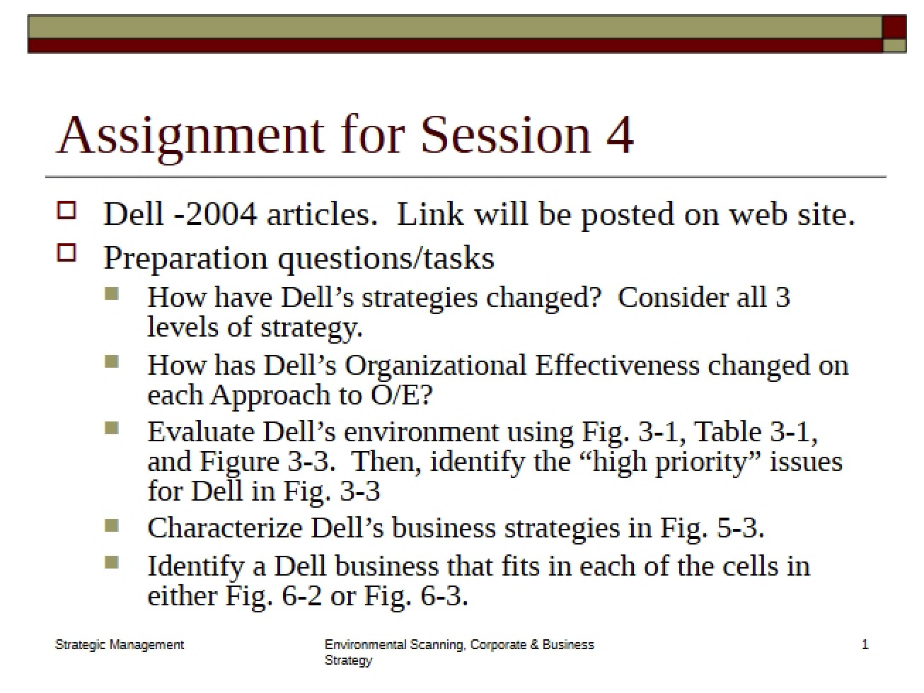Class Notes BA 490