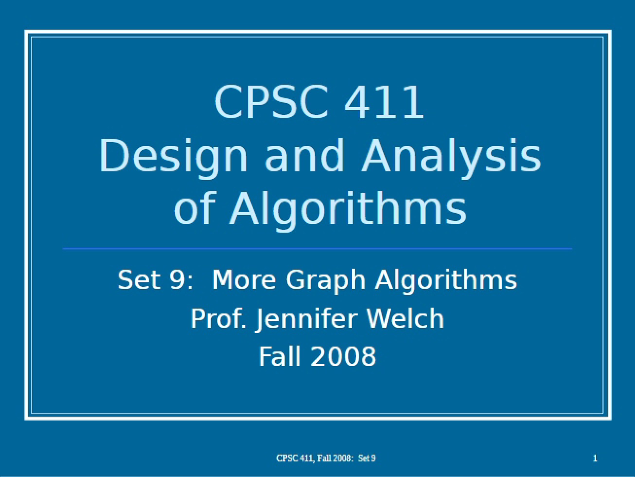 Ninth Set on the Second Part of Graphs