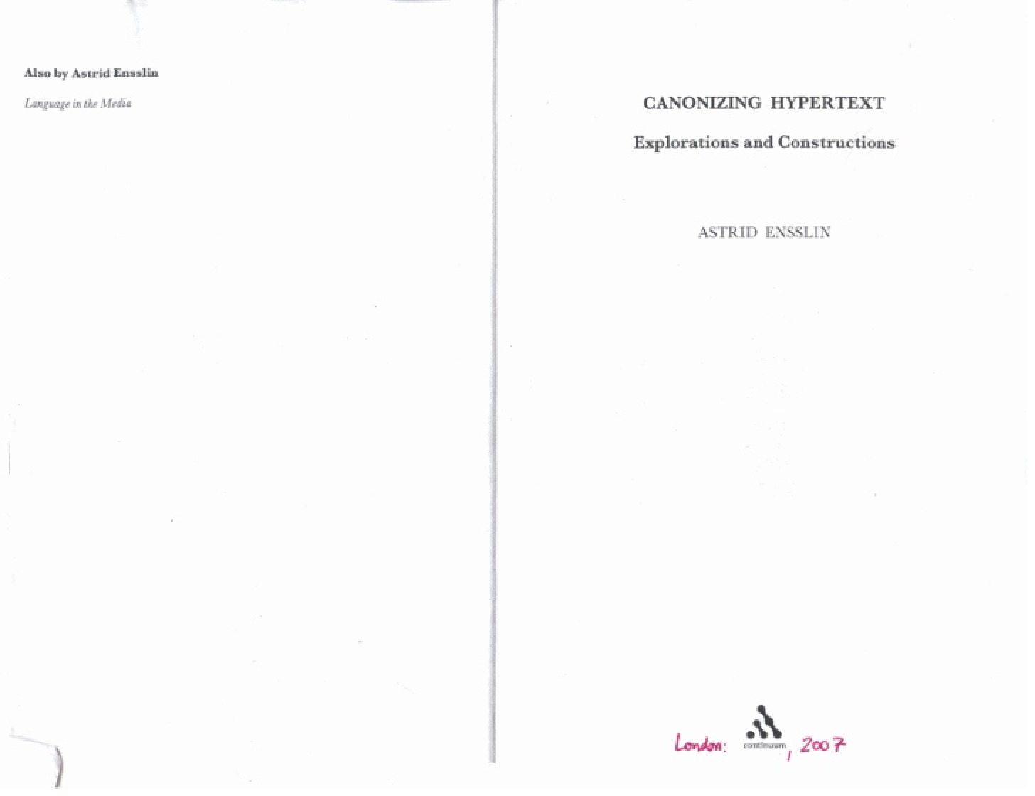 Constructions and Explorations