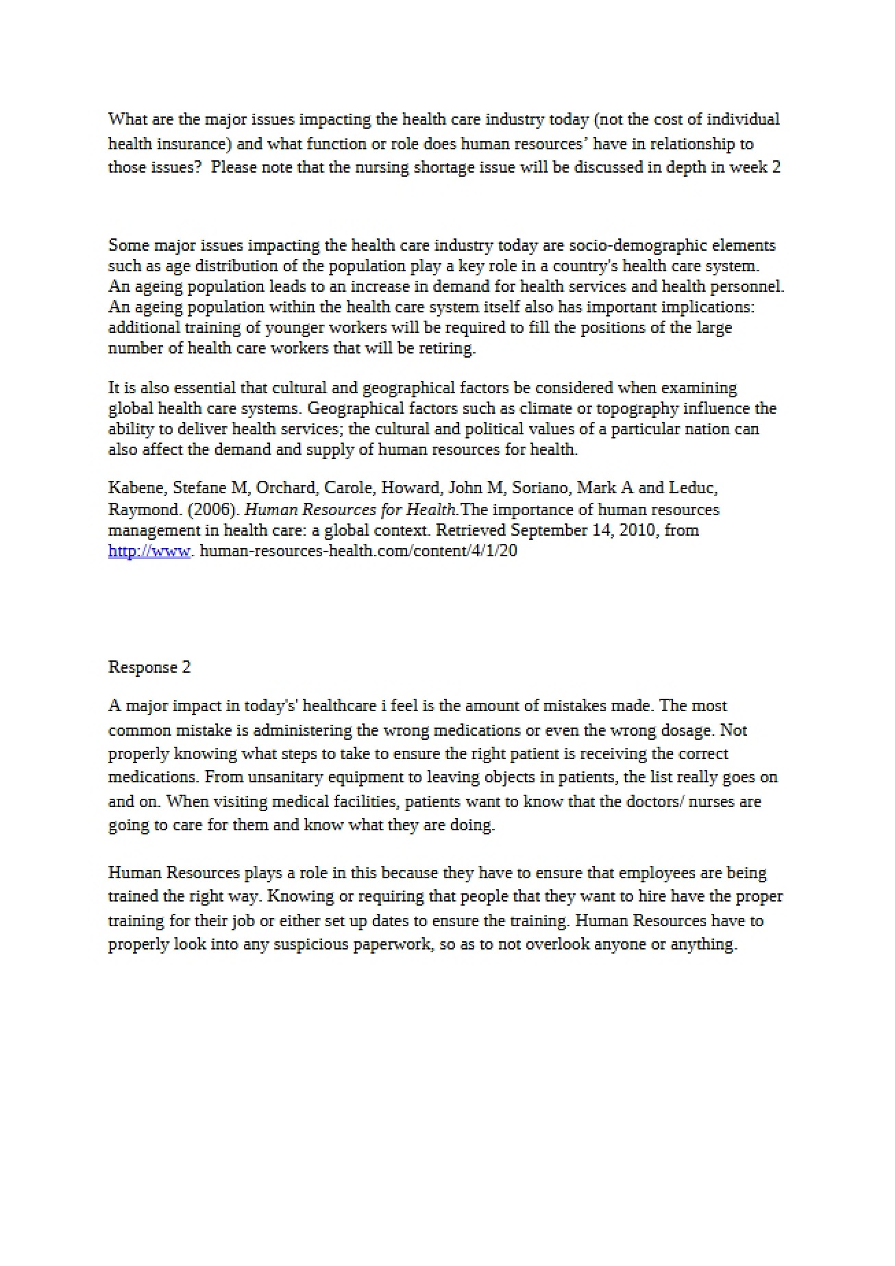 Analytical Essay