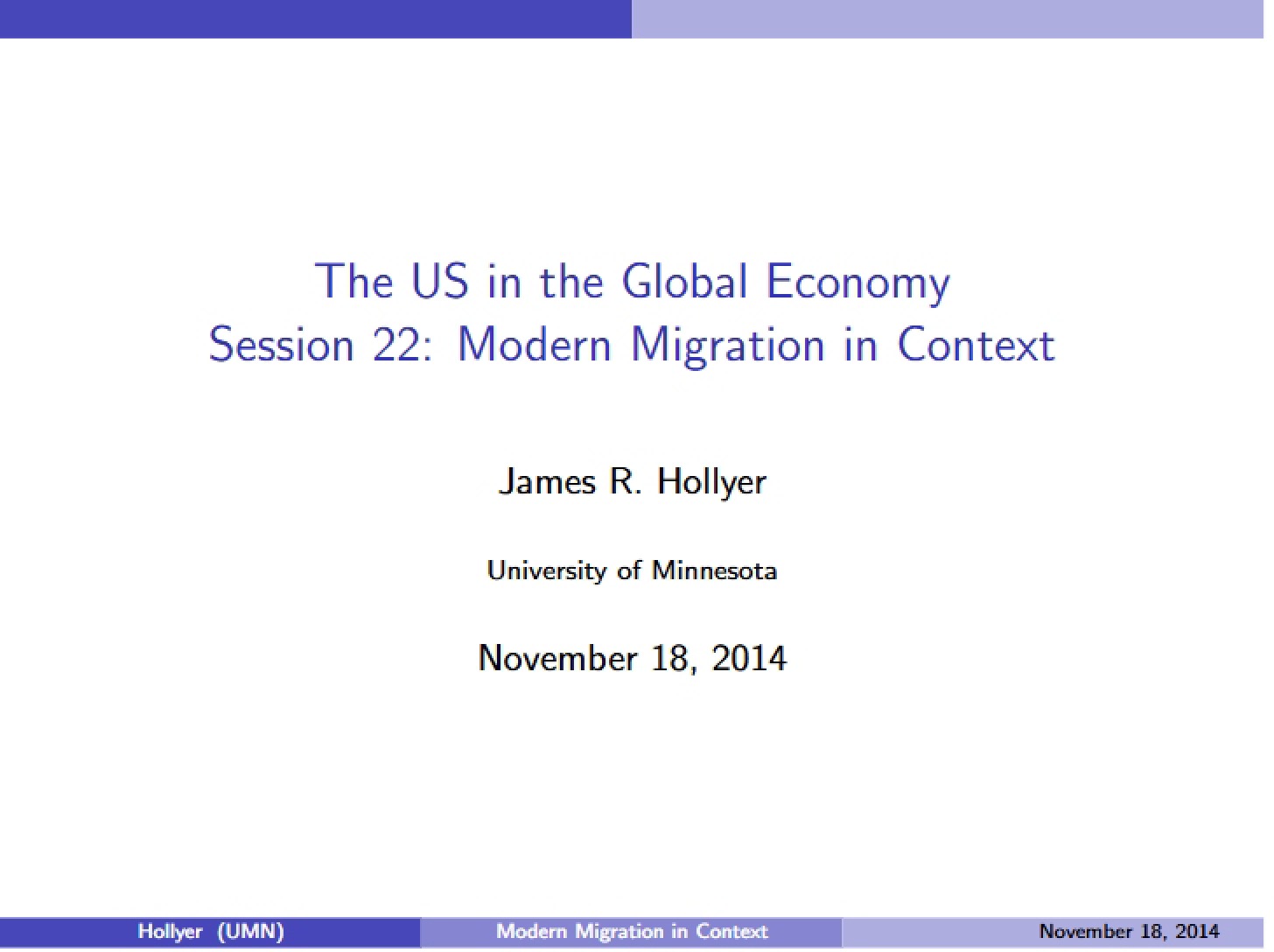 Contextualizing Migration (22)