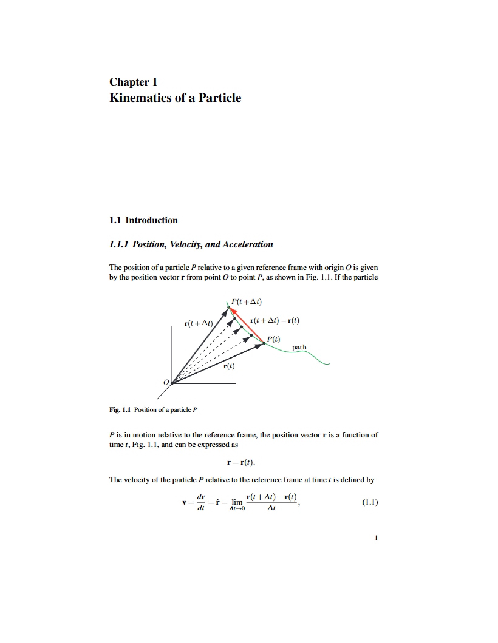 Particle Kinematics