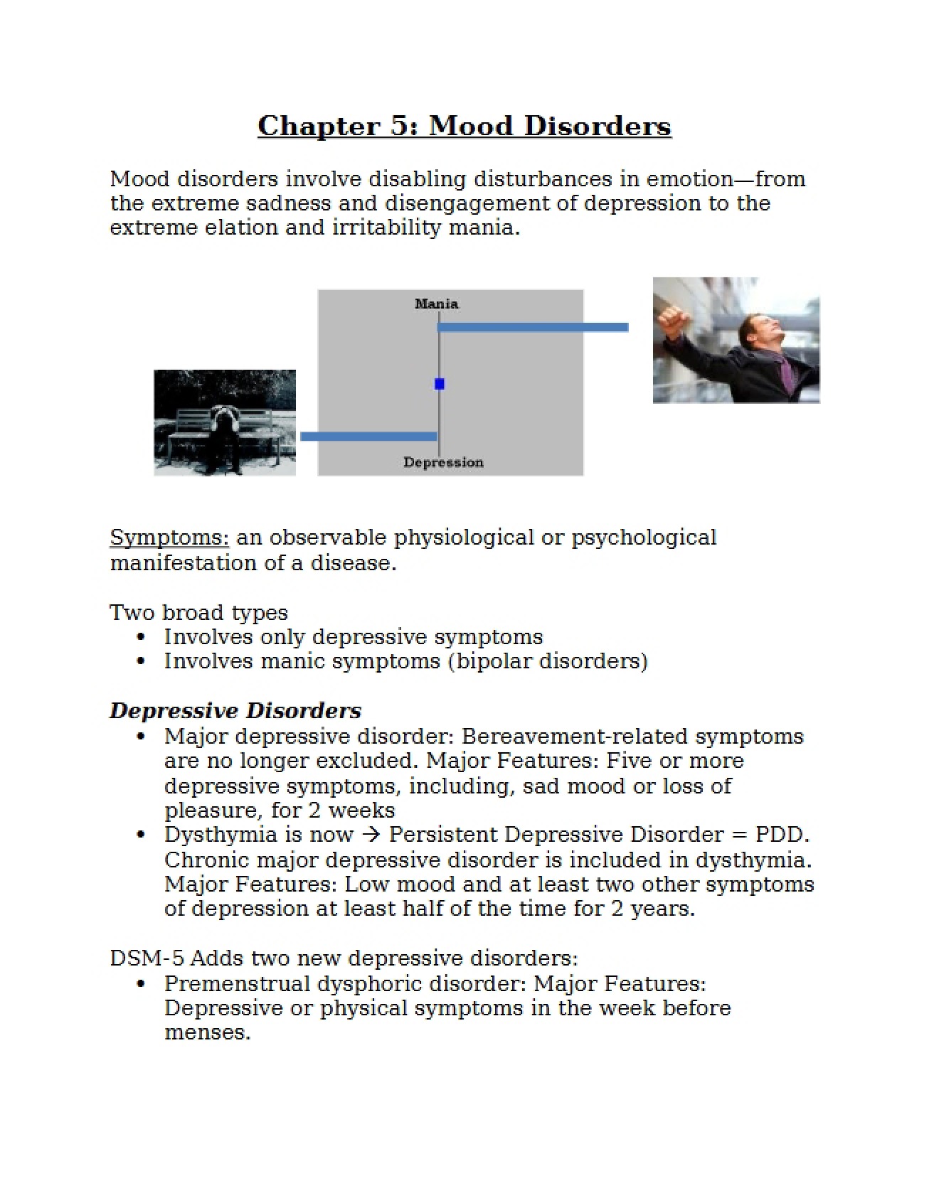 Overview of Mood Disorders