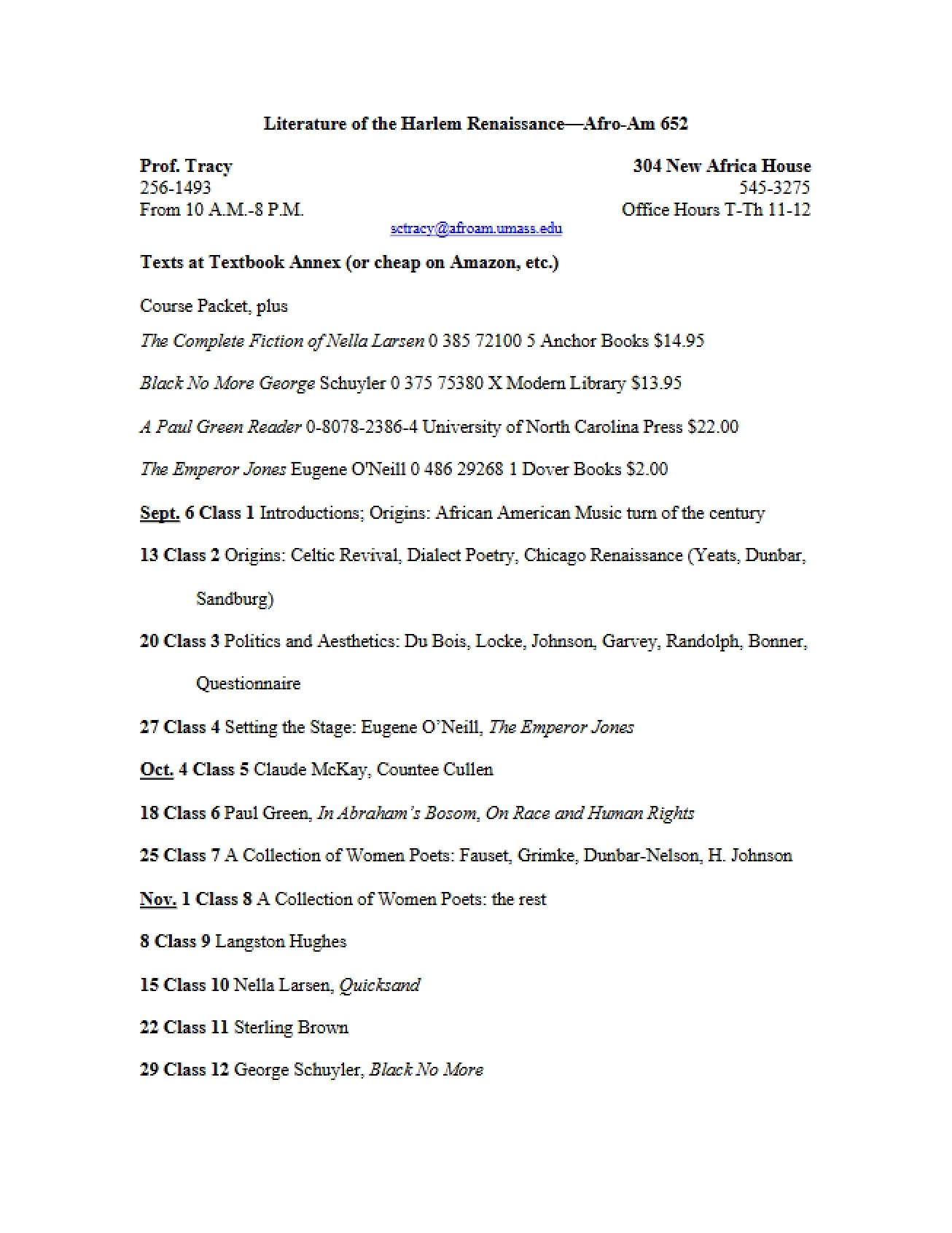 Harlem Renaissance Literature Overview