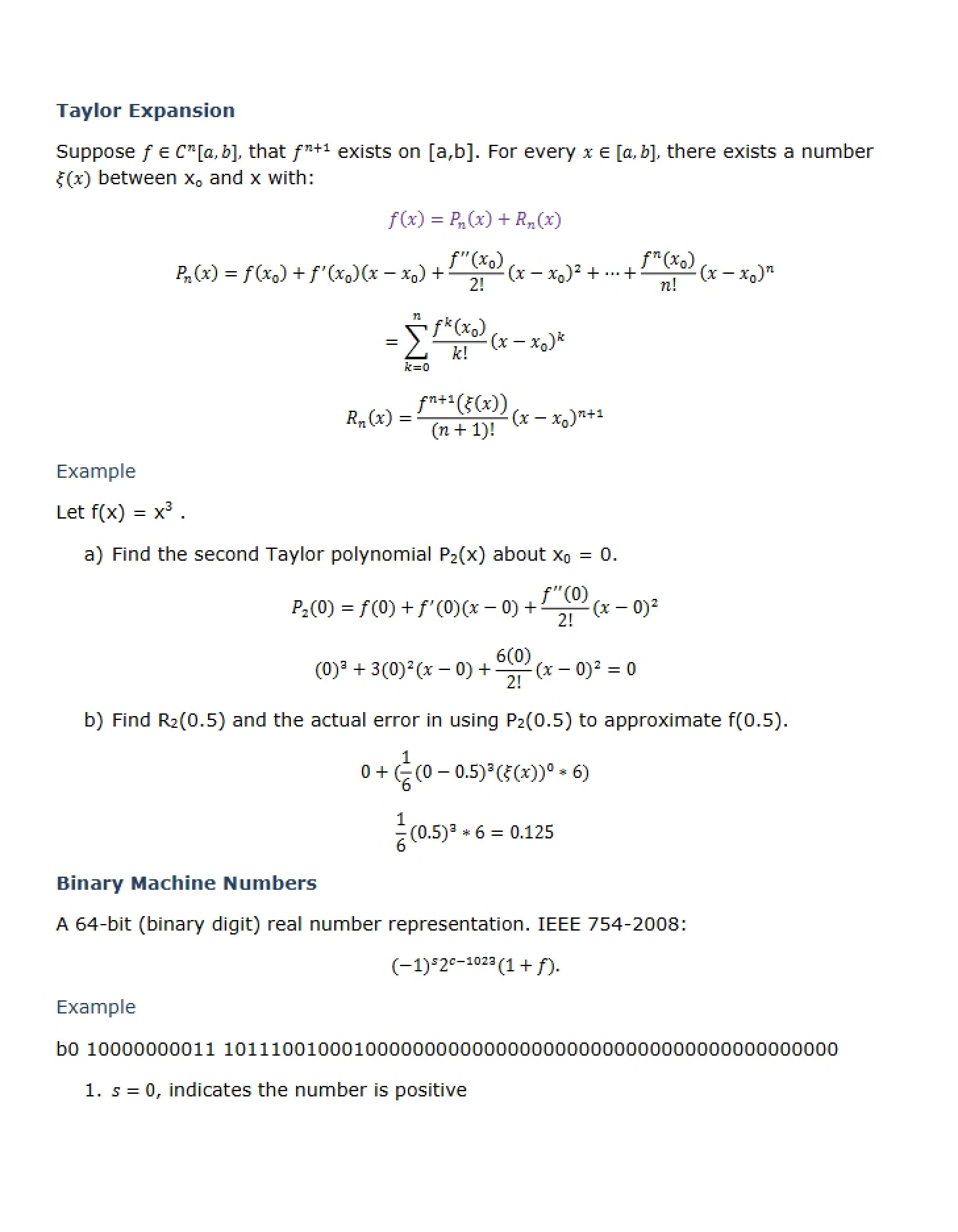 Handwritten Study Notes