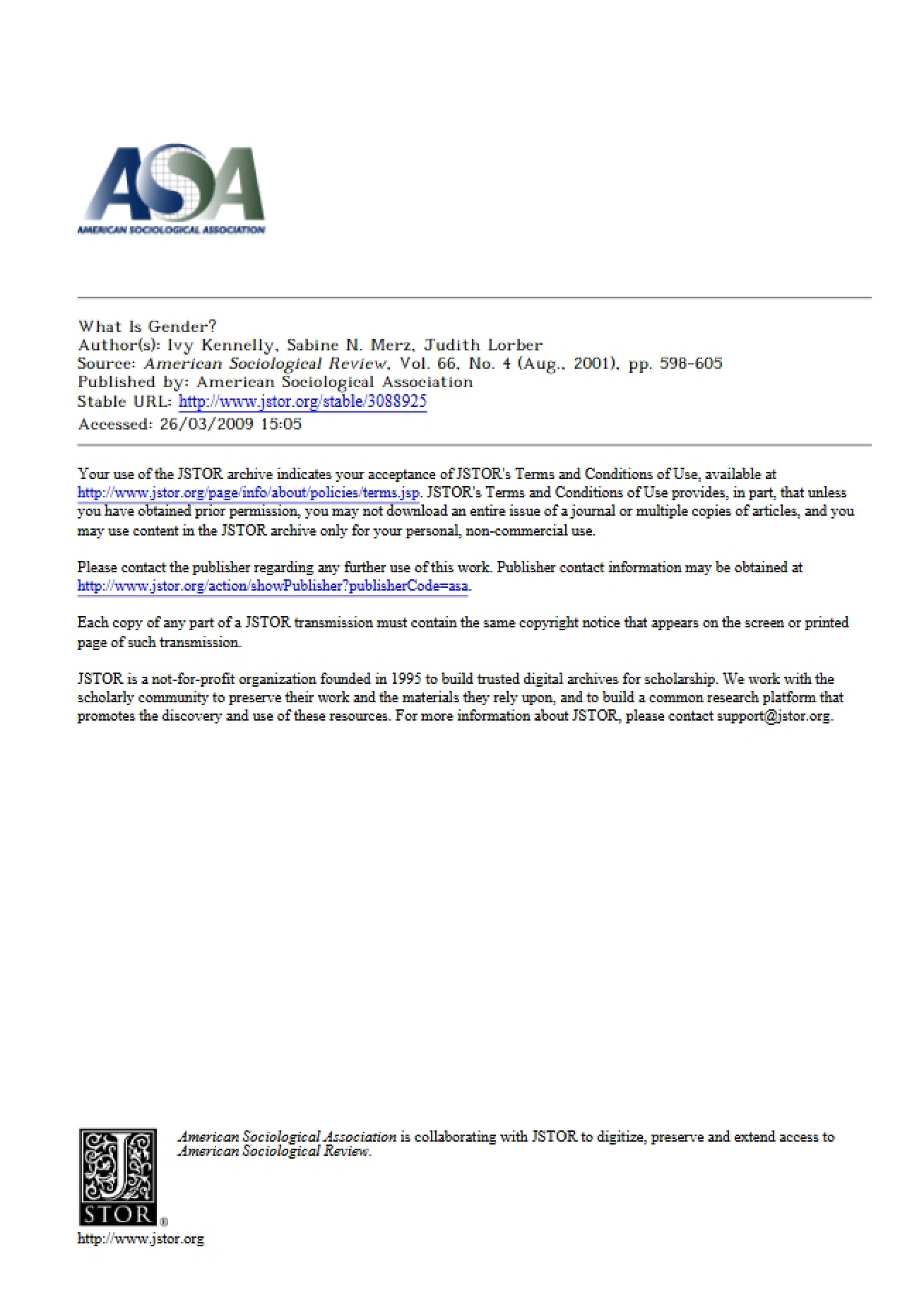 Review of American Sociology