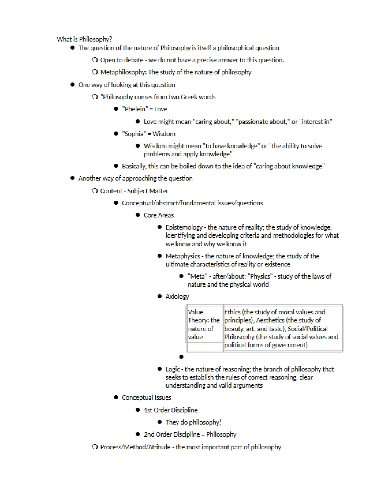 Reasoning and Arguments