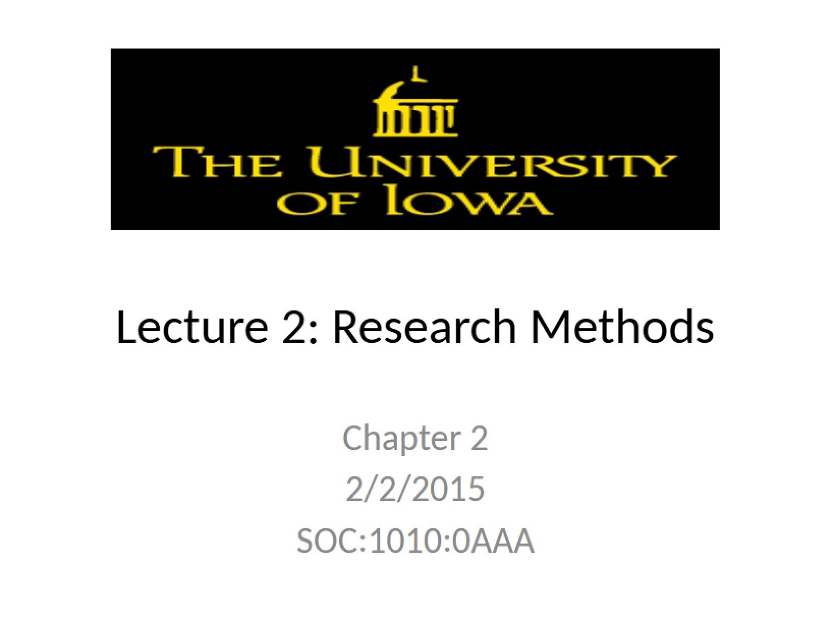 Lecture 2 Continuation
