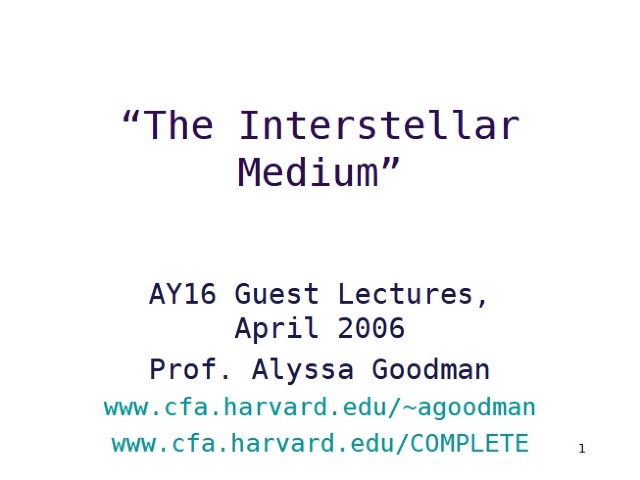 Nature of the Interstellar Medium