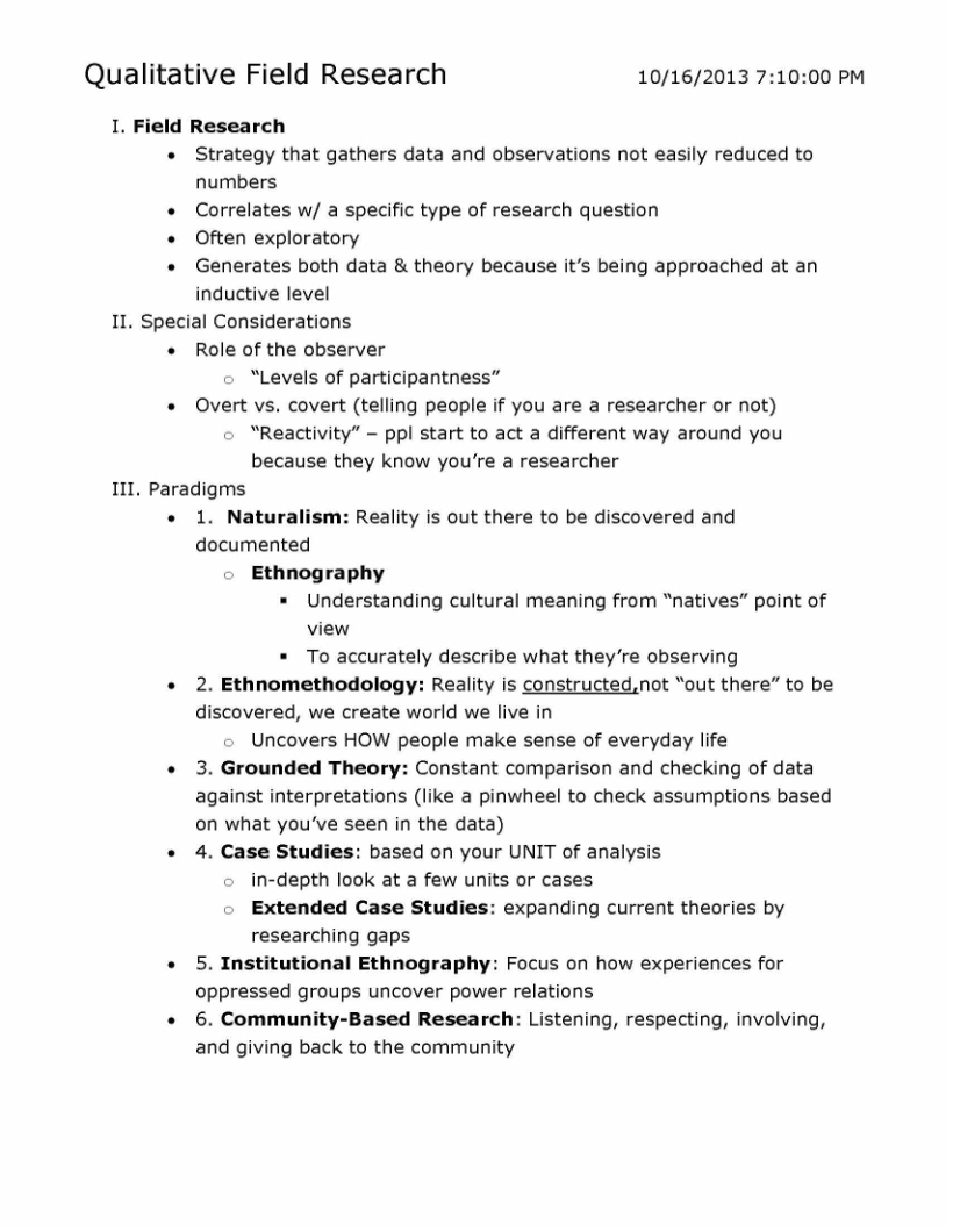 Sociology Notes