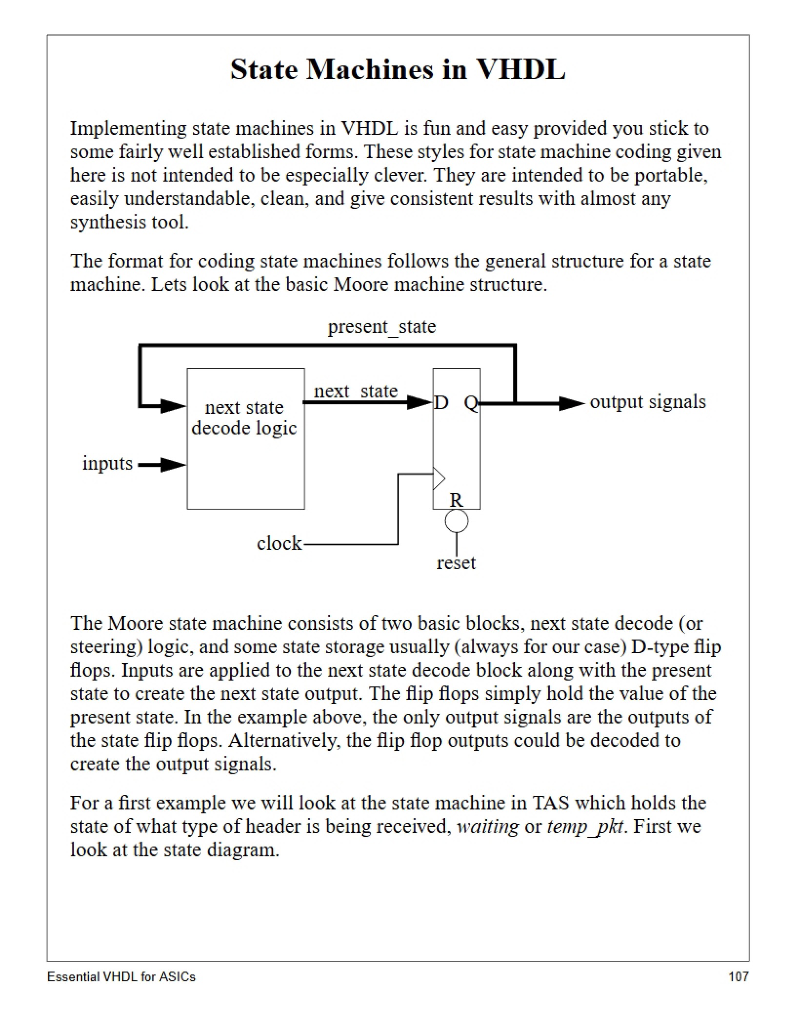 VHDL State Machines