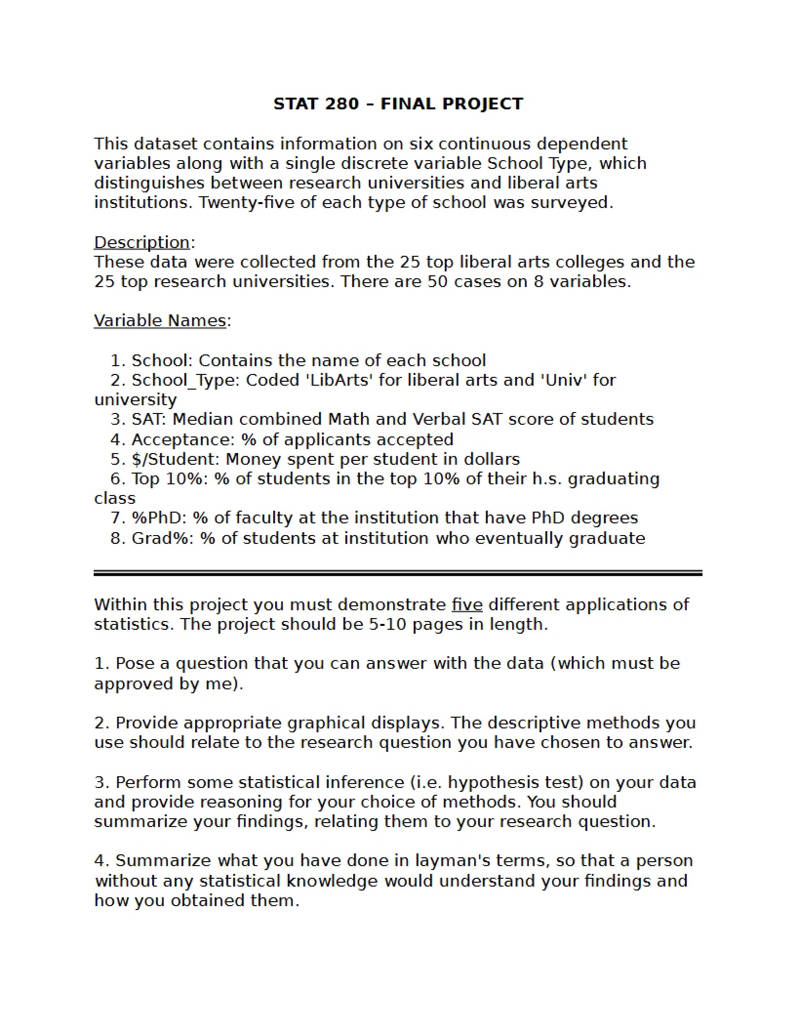 Applied Stats Study Material