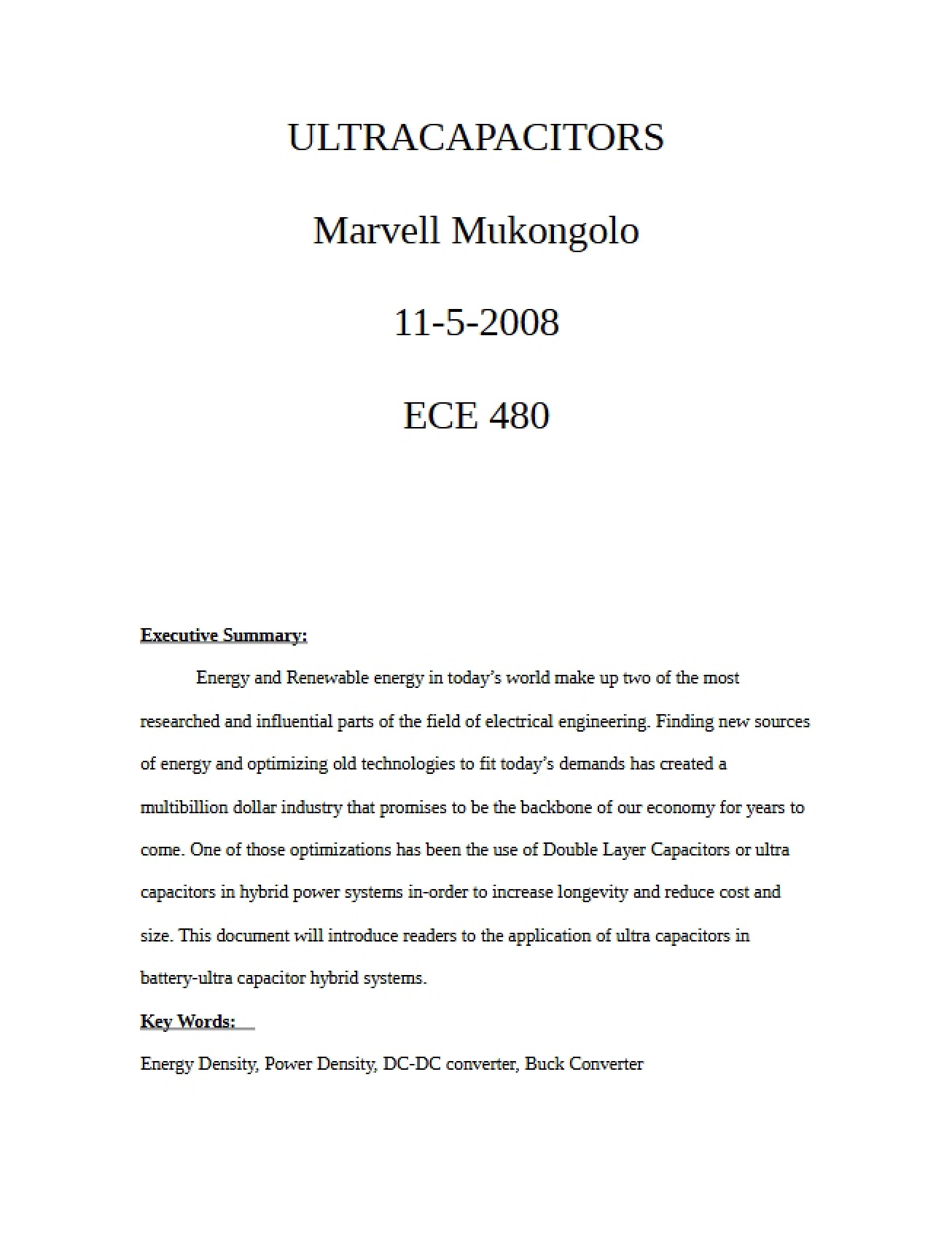Marvell Mukongolo Application Note