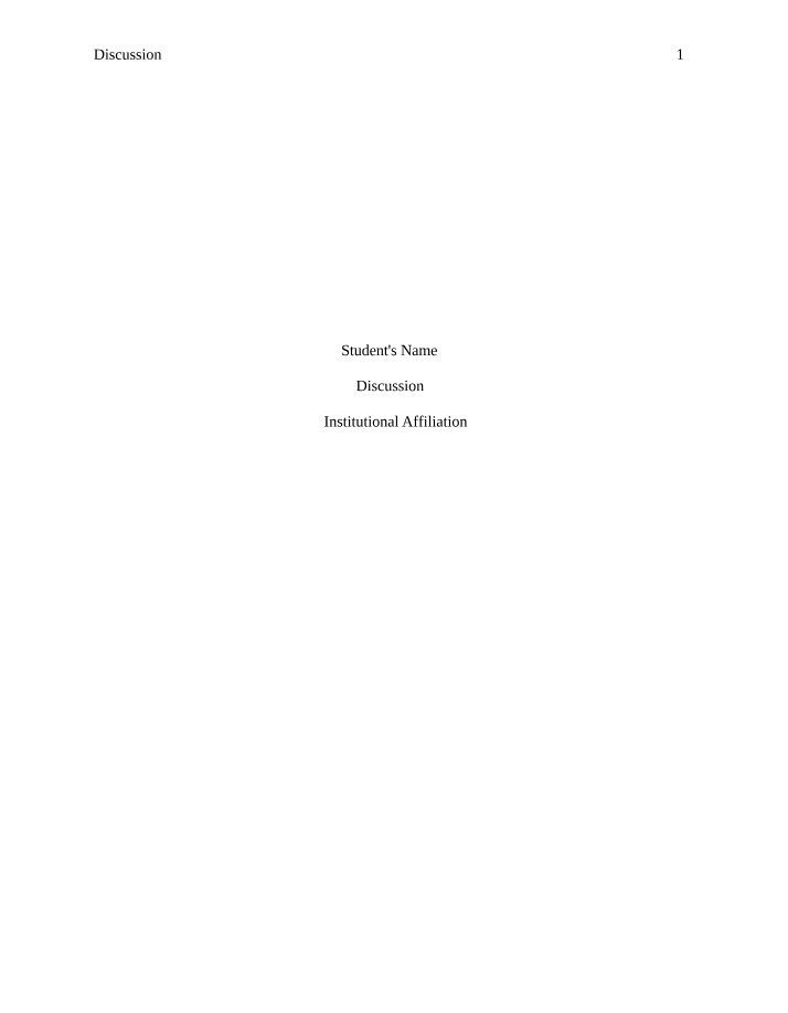 Week 9 Discussion - BUSINESS M 132