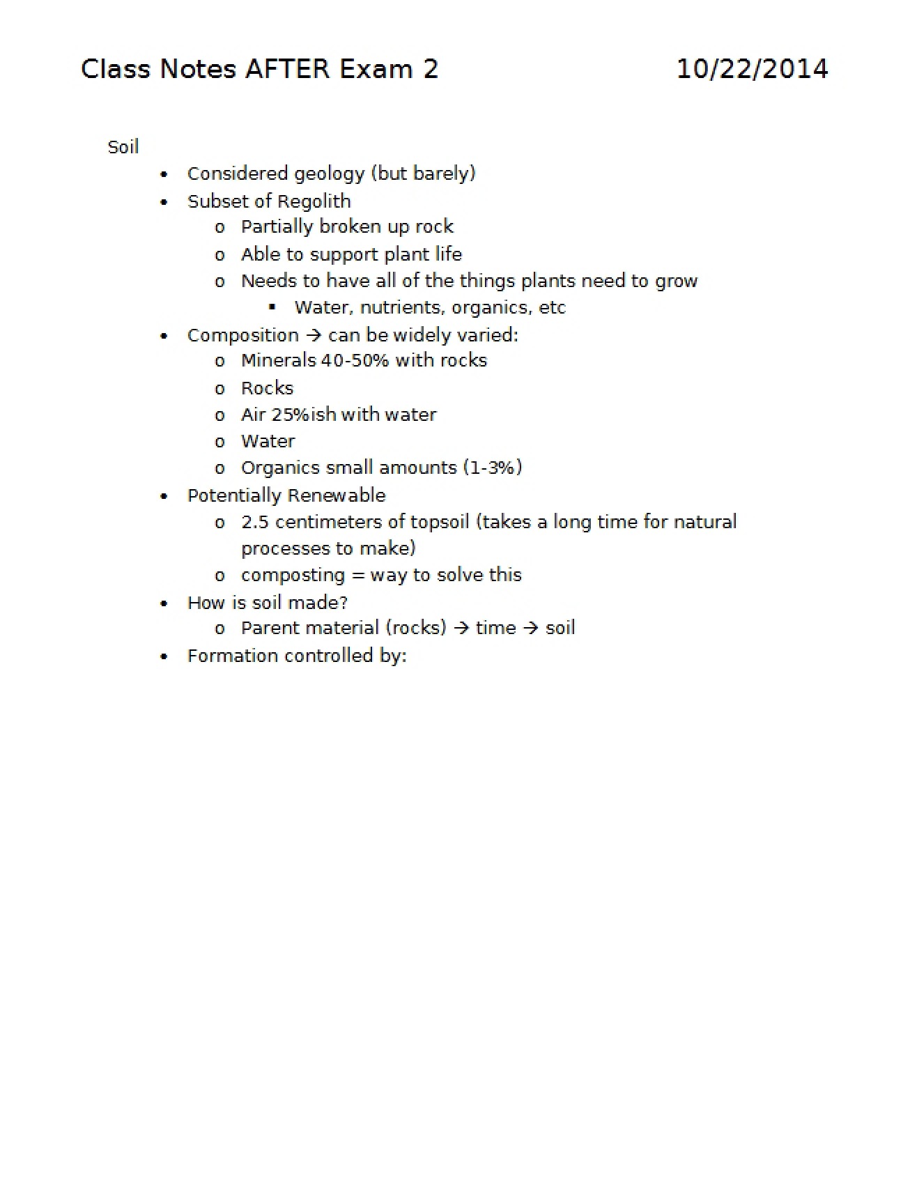 Study of Soil in Environmental Geosciences