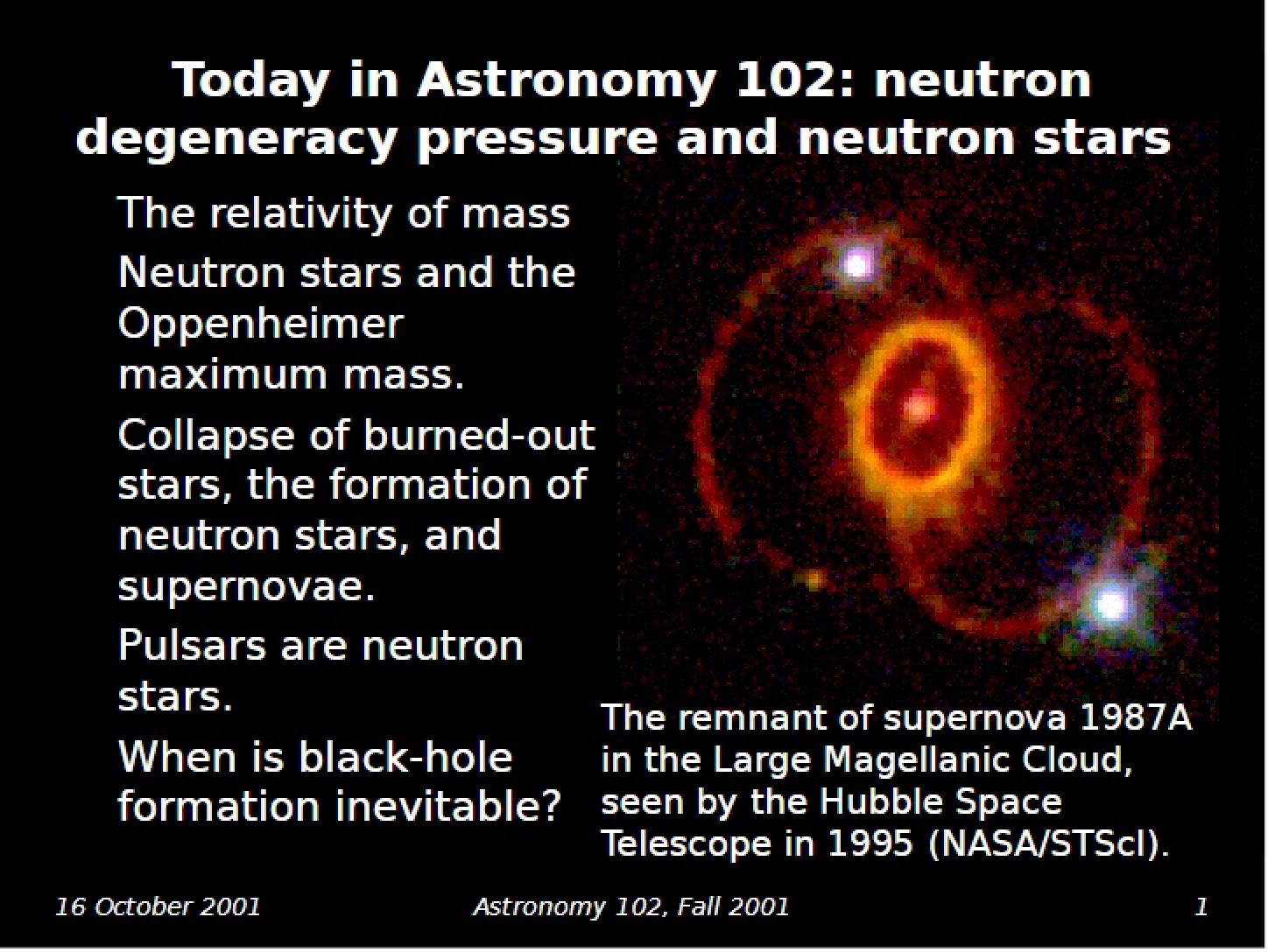Neutron Stars and Degeneracy Pressure
