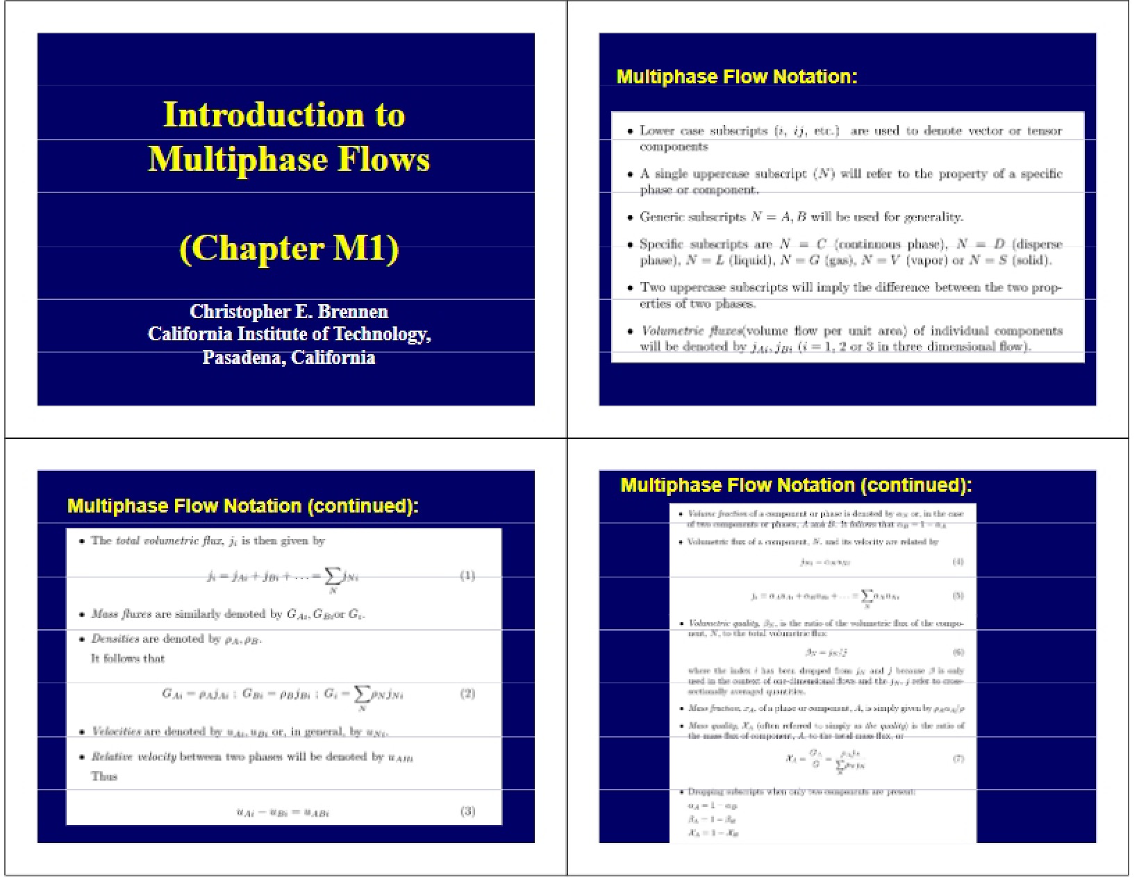 Multiphase Flows Intro