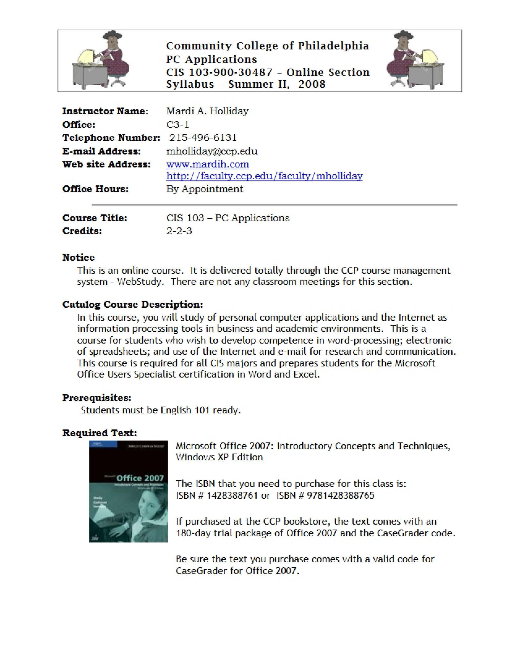 Applied Computer Technology Syllabus