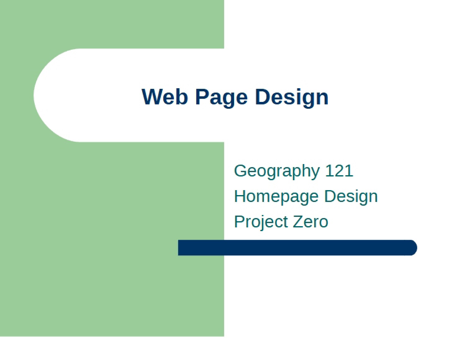 Designing Pages for the Web