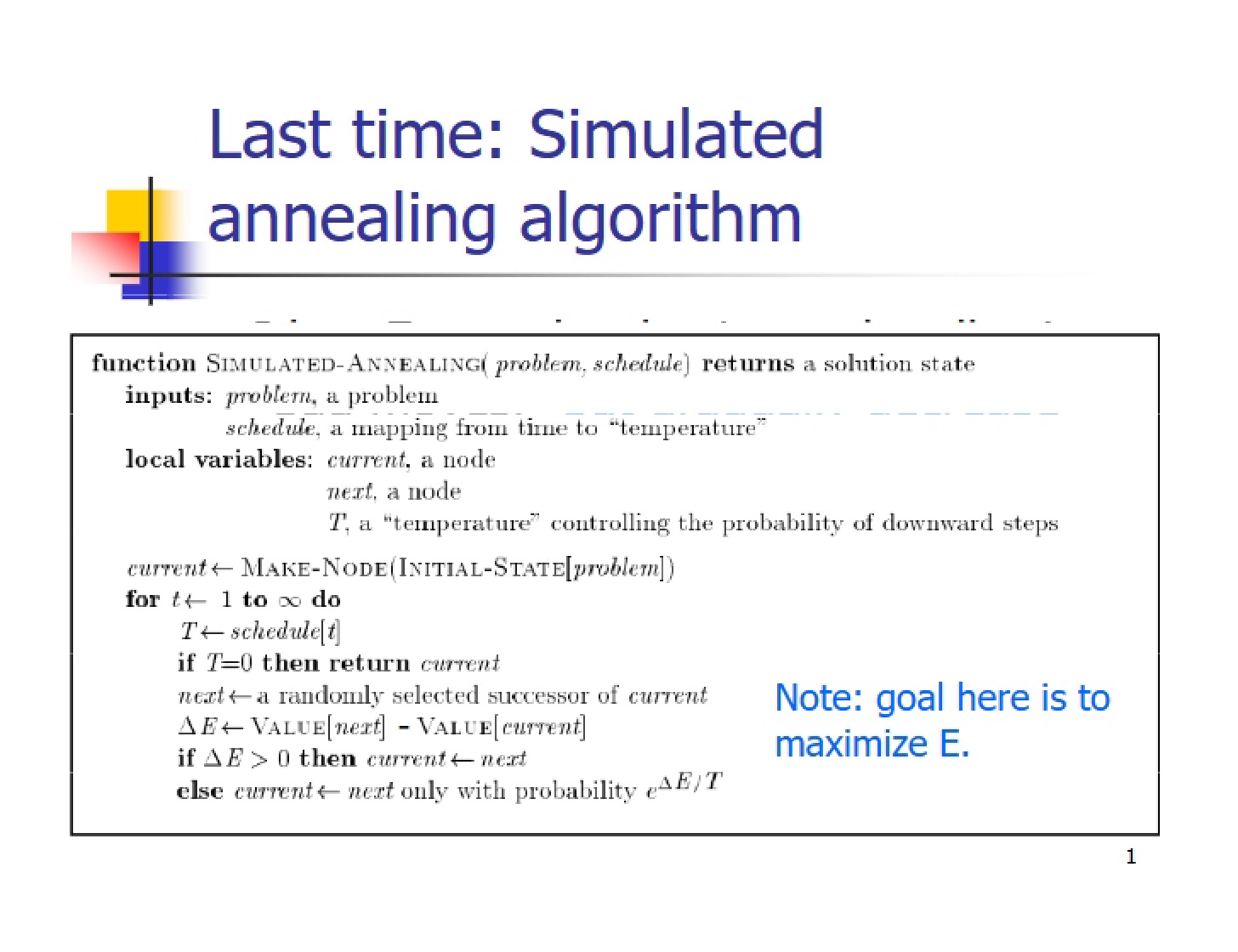 Game Playing Short Lecture (Session 08)