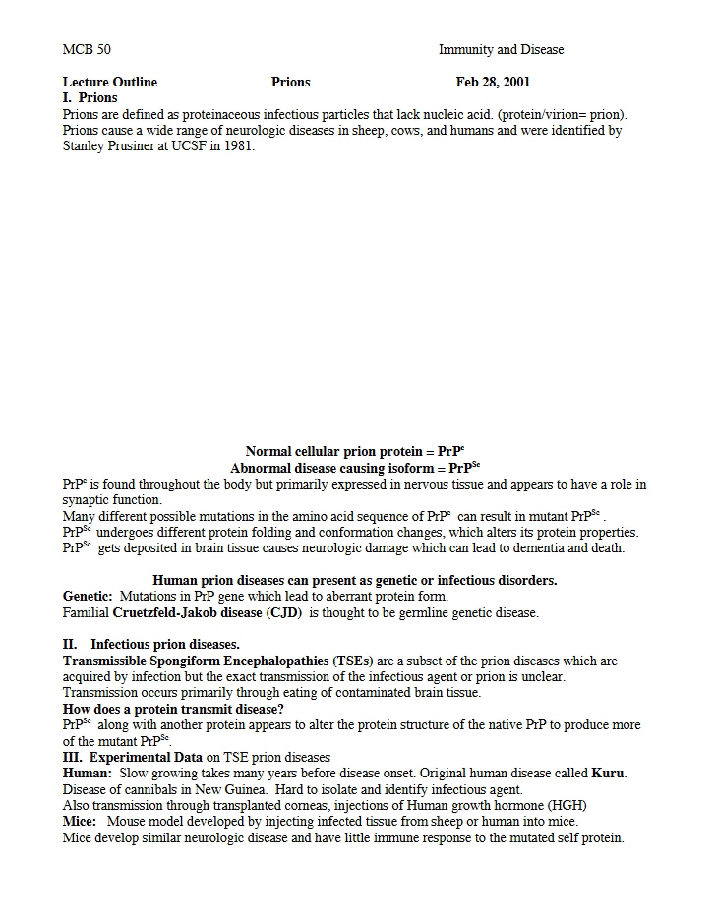 Prion Proteins