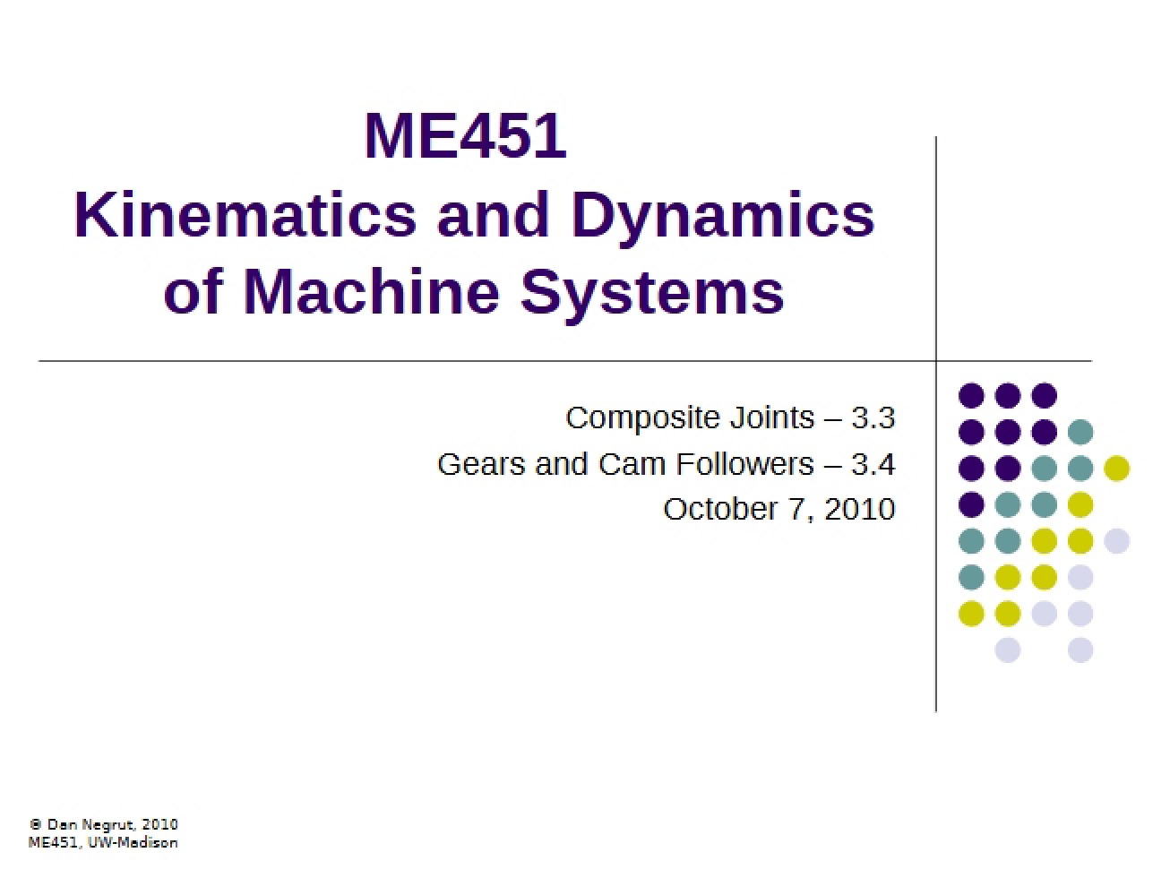 Notes from Lectures - 22 Pages