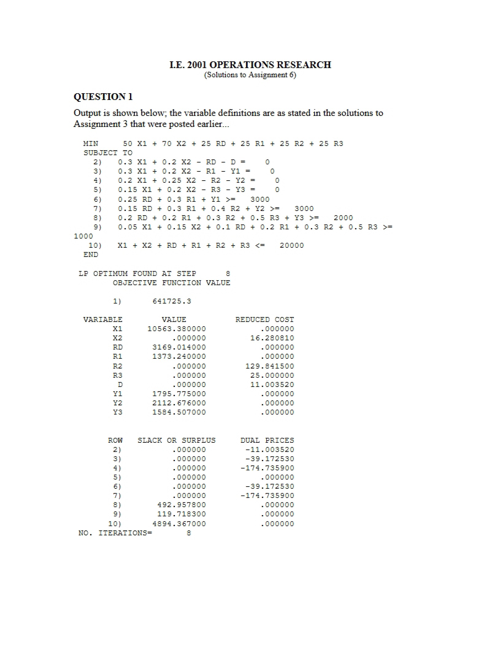 Solutions for Homework 06