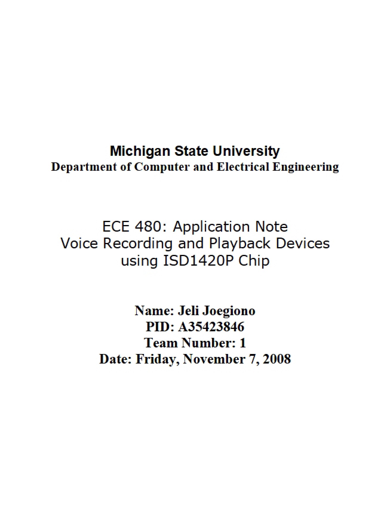 Application Note (Jeli)