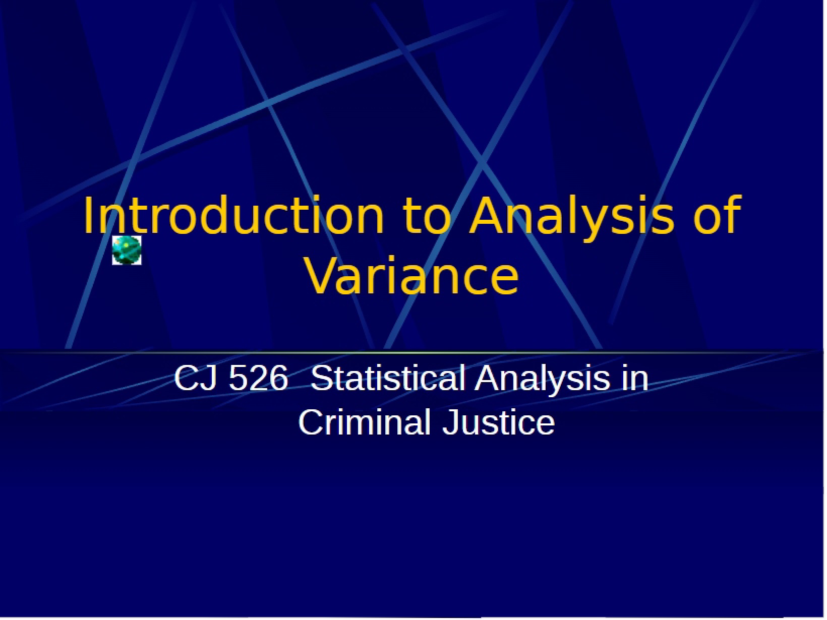 Variance Analysis Introduction