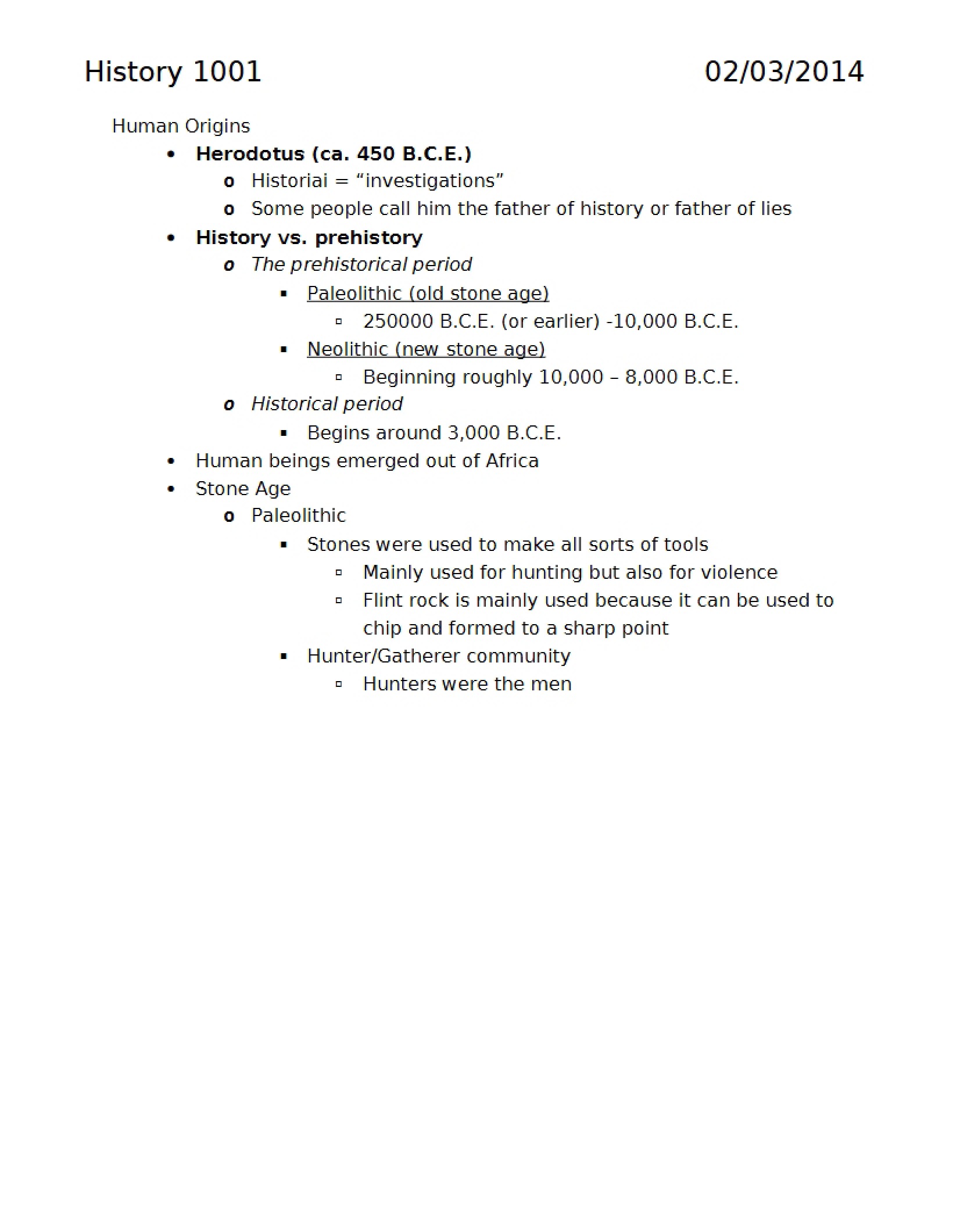 Lecture Notes Session 2