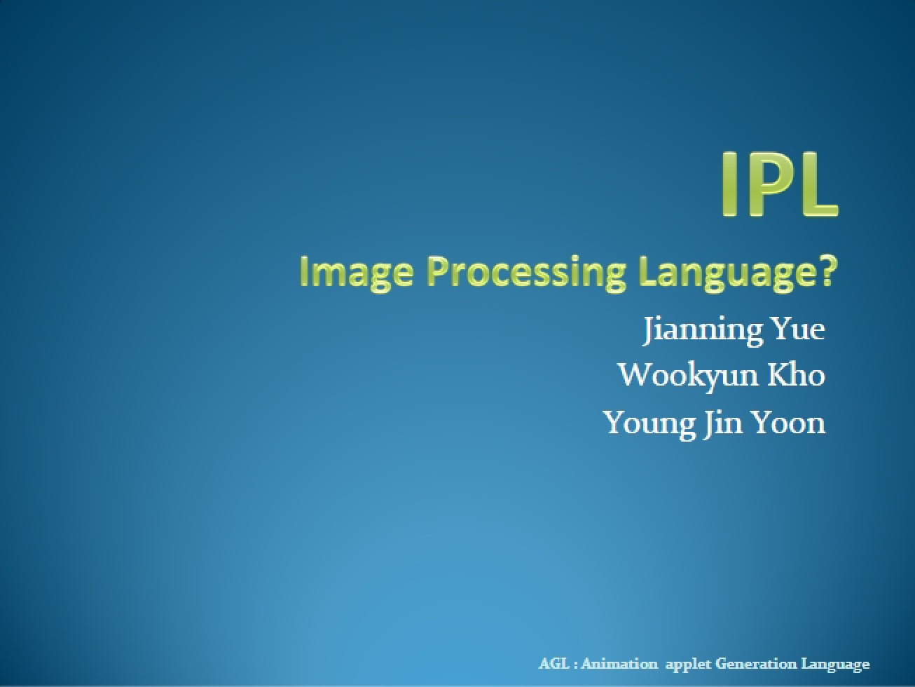 IPL Slides