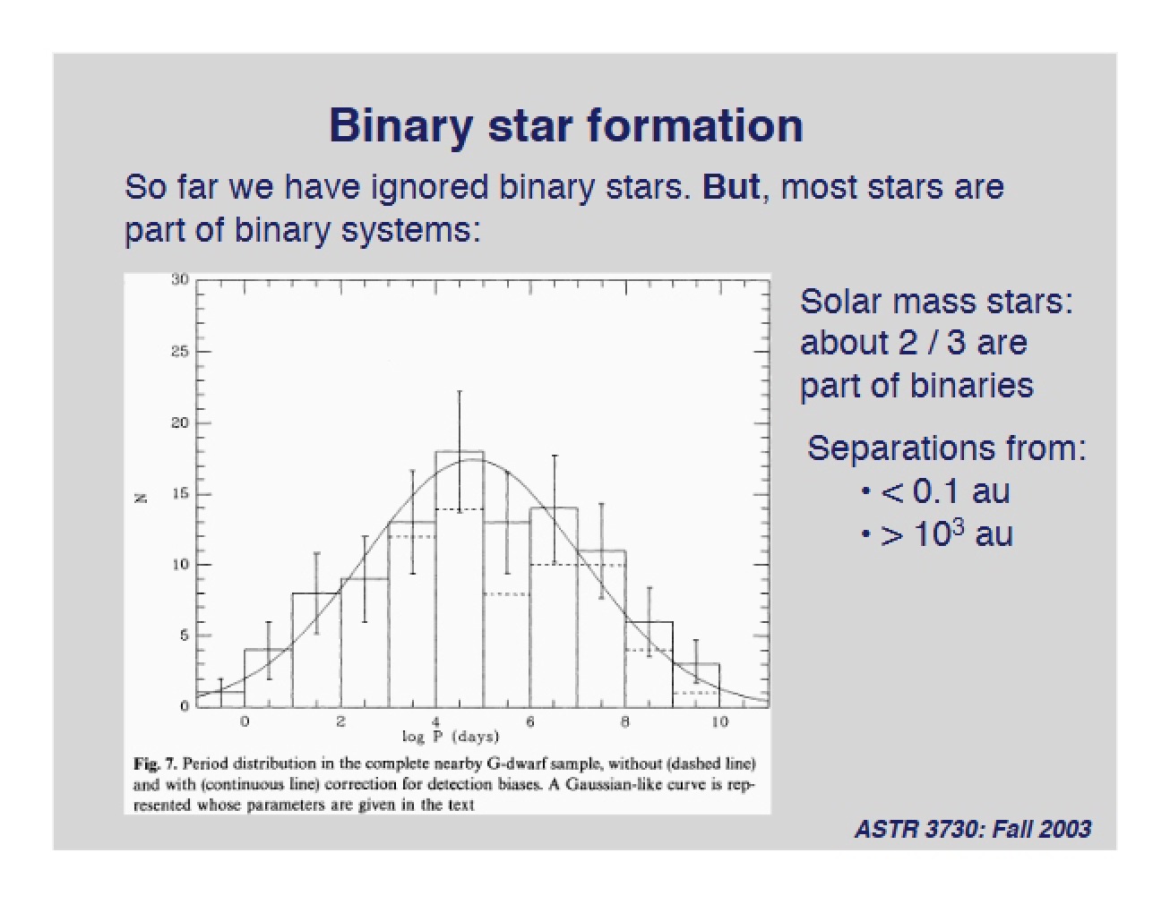 Class Notes on Stellar and Interstellar Topics
