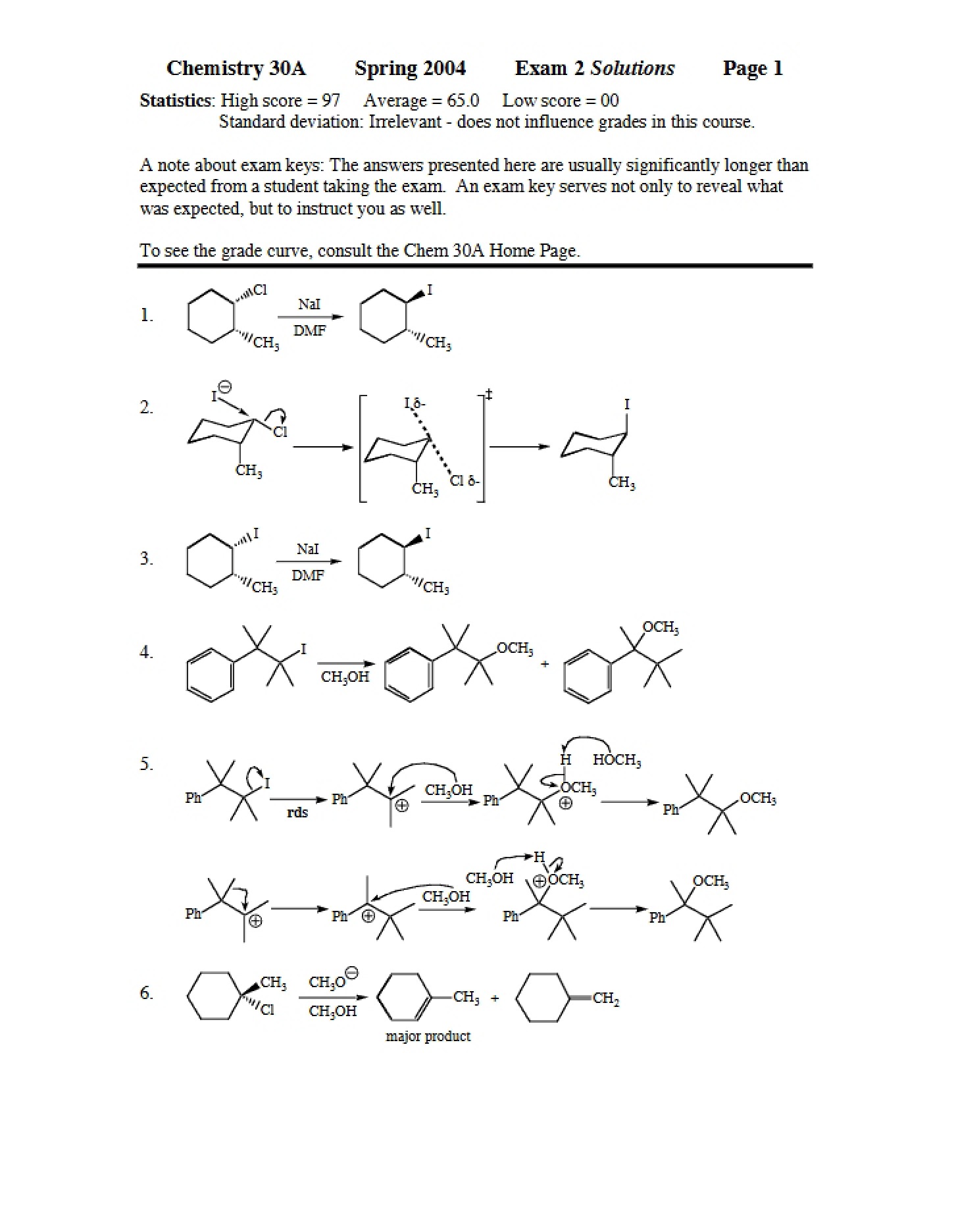 Key Exam 02 (30A Spring 04)