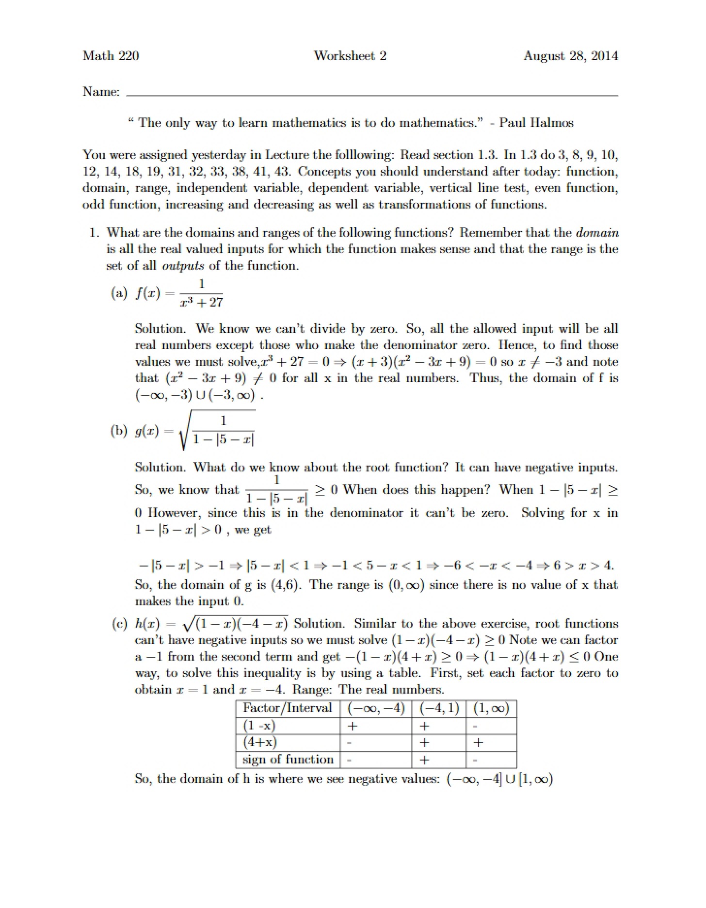 Week 2 Answers