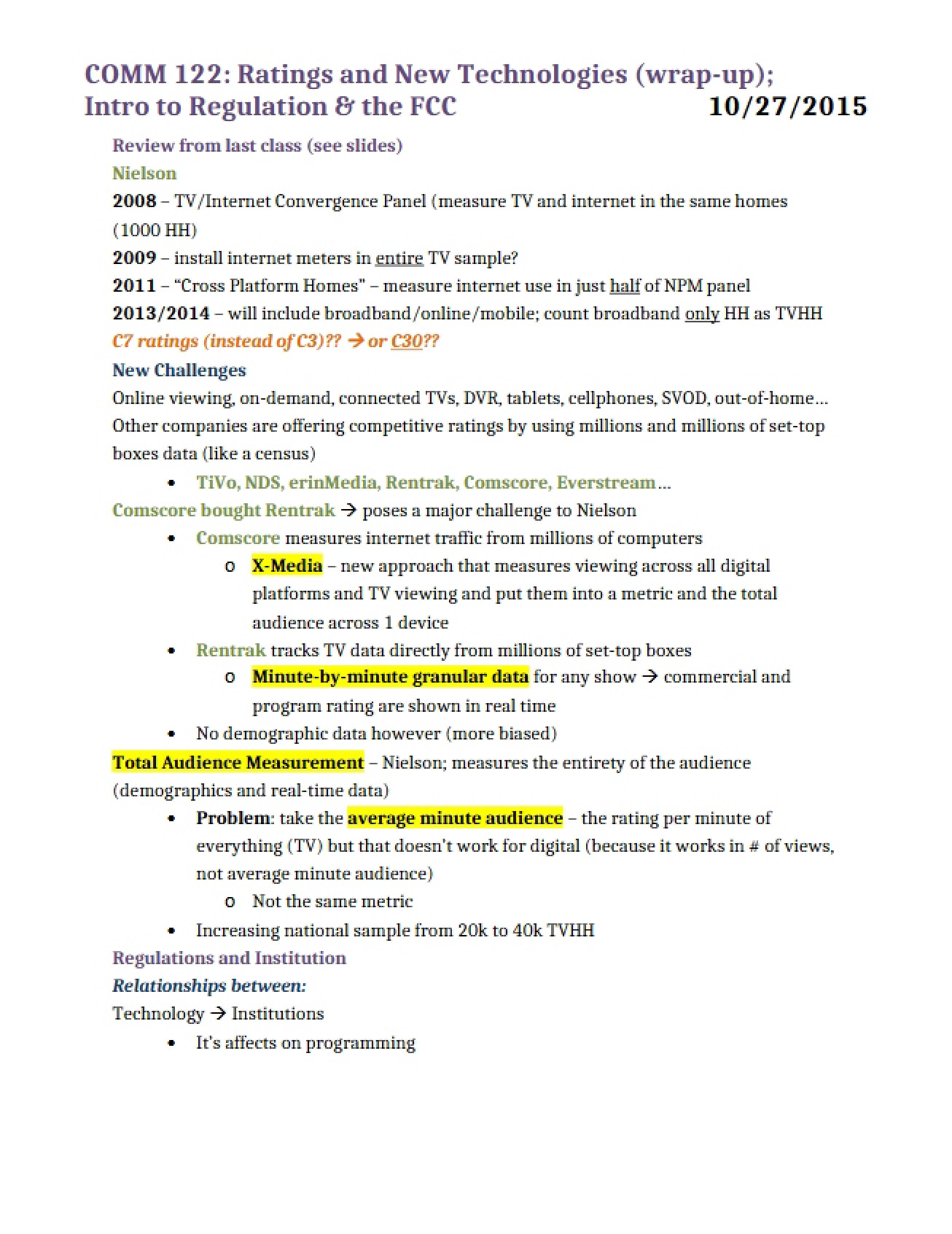 FCC and Regulation Fundamentals