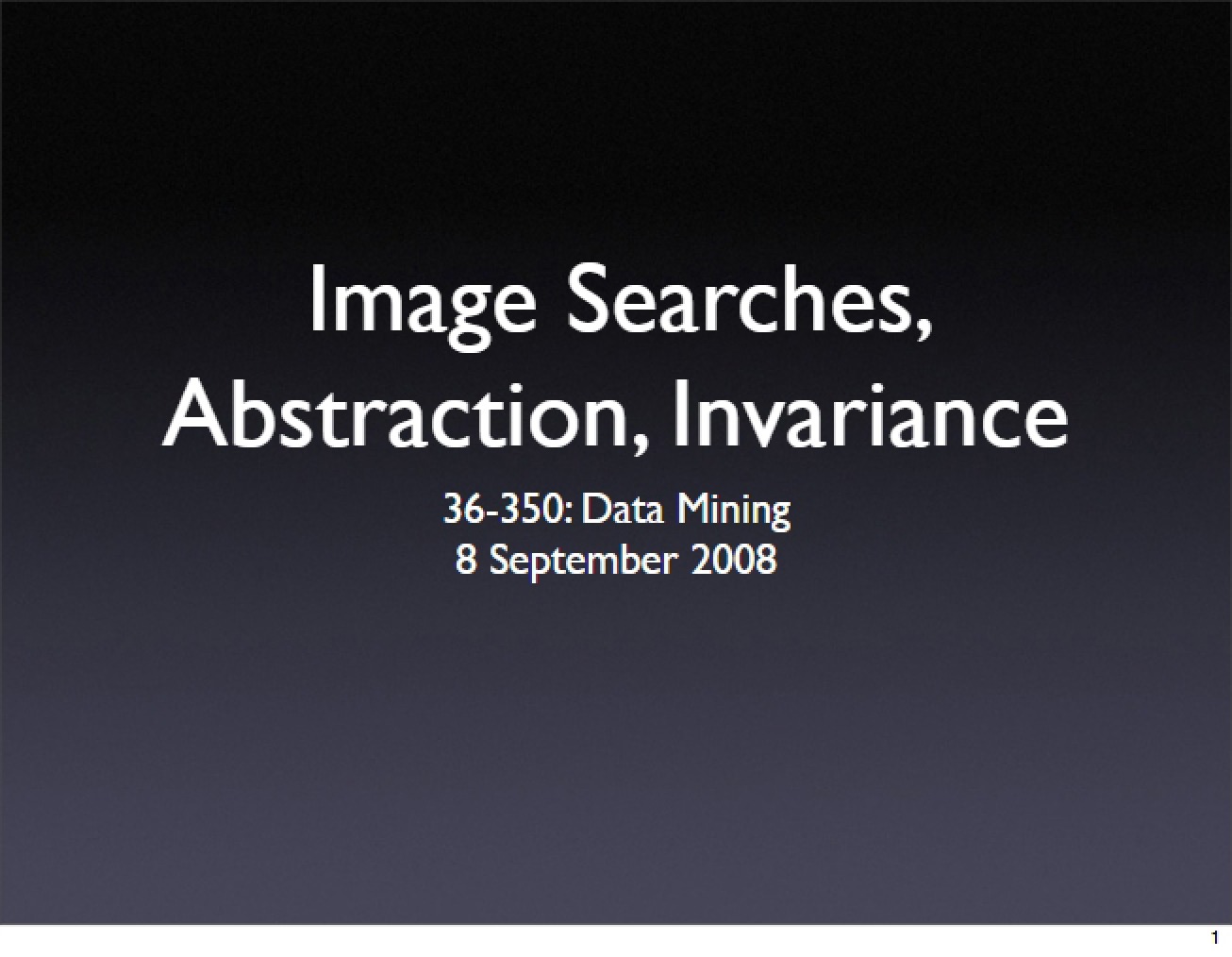 Statistical Computing Lecture Six