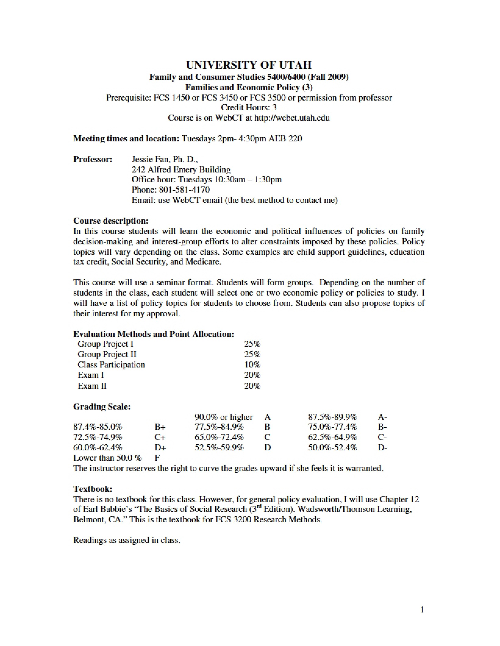 Course Outline