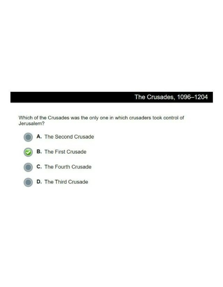 1096-1204 - The Crusades
