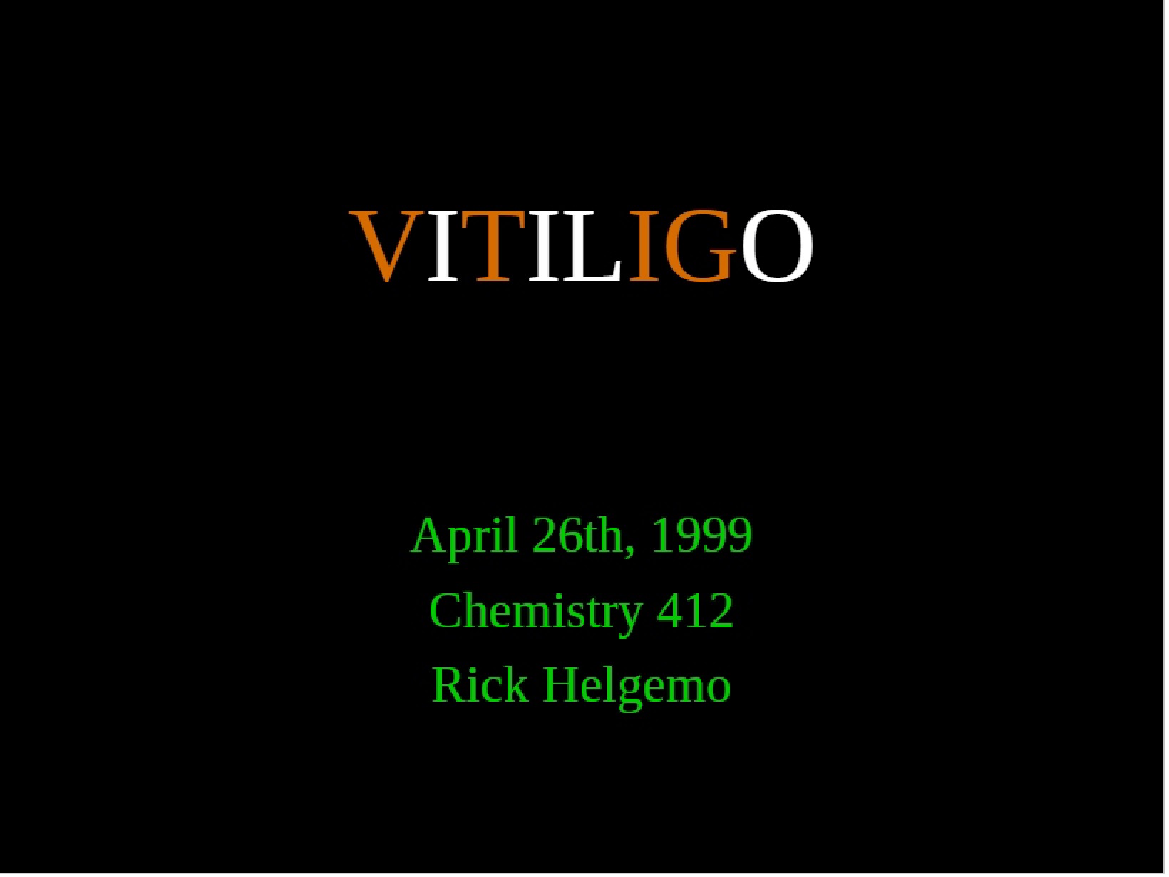 Vitiligo Overview