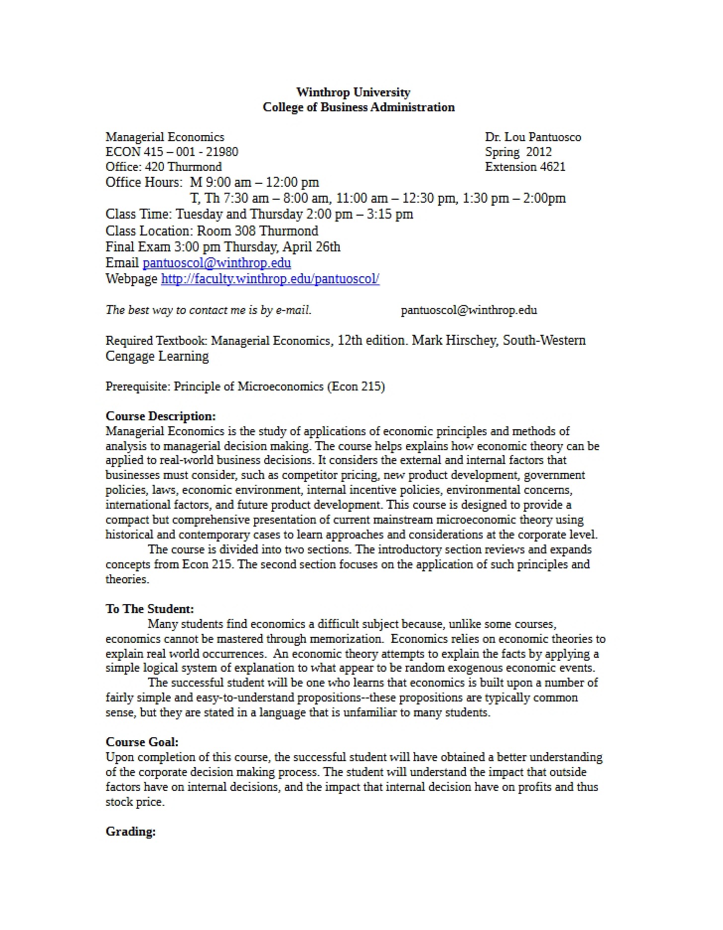 Syllabus 01