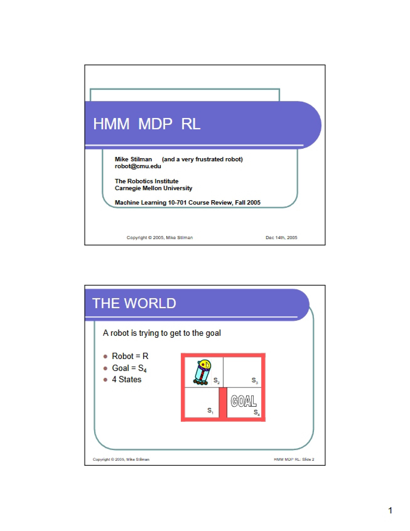 HMM MDP RL Concepts