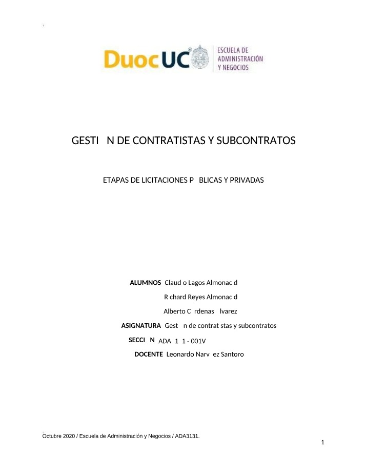 Pasos y Procedimientos para Licitación Pública y Privada