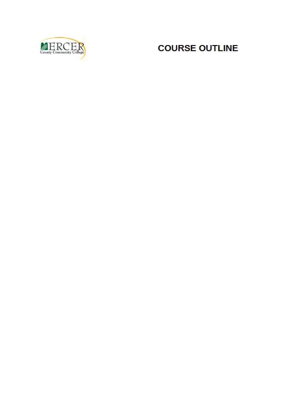 Outline for Funeral Service Counseling