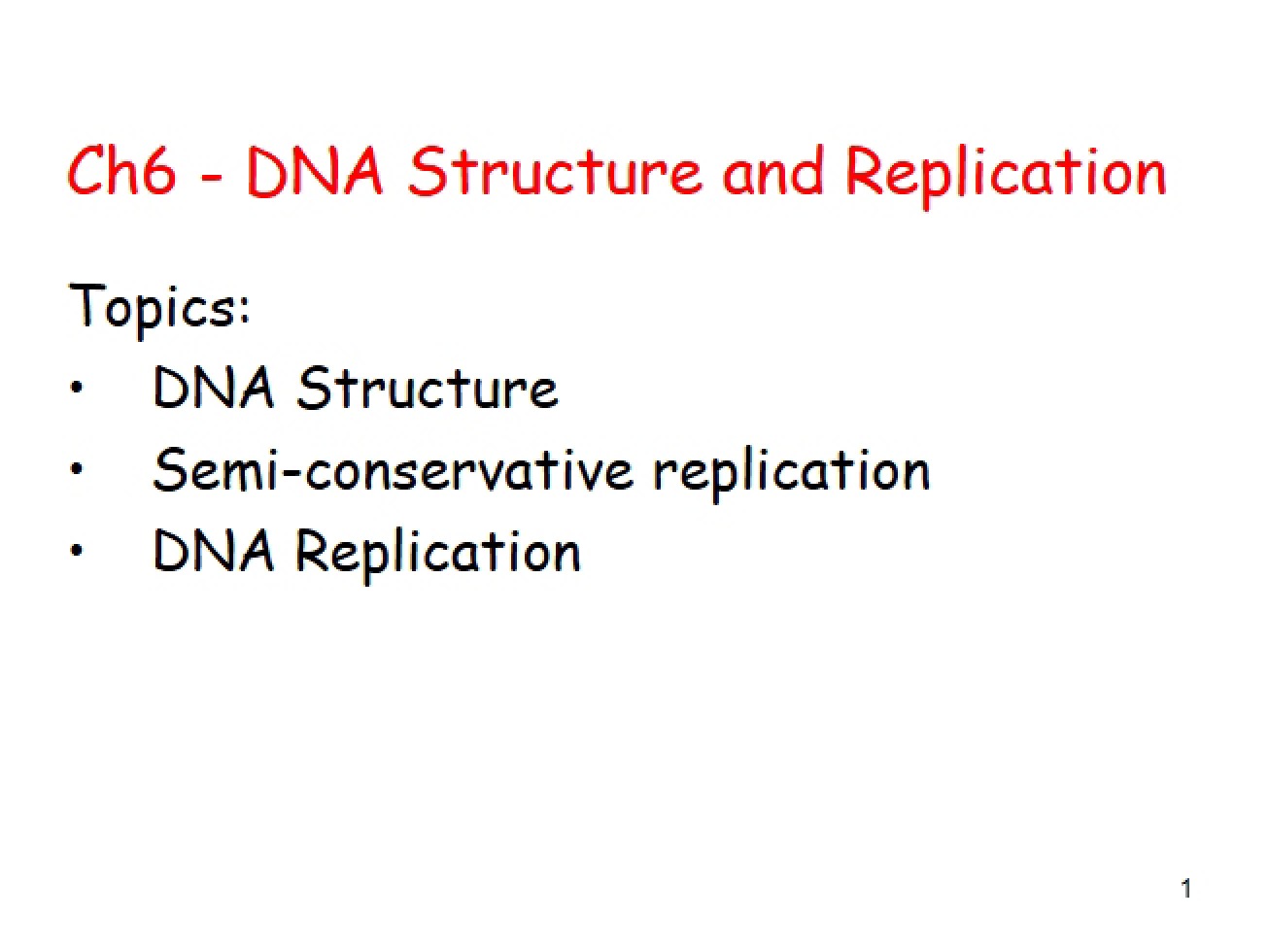 Structure of DNA