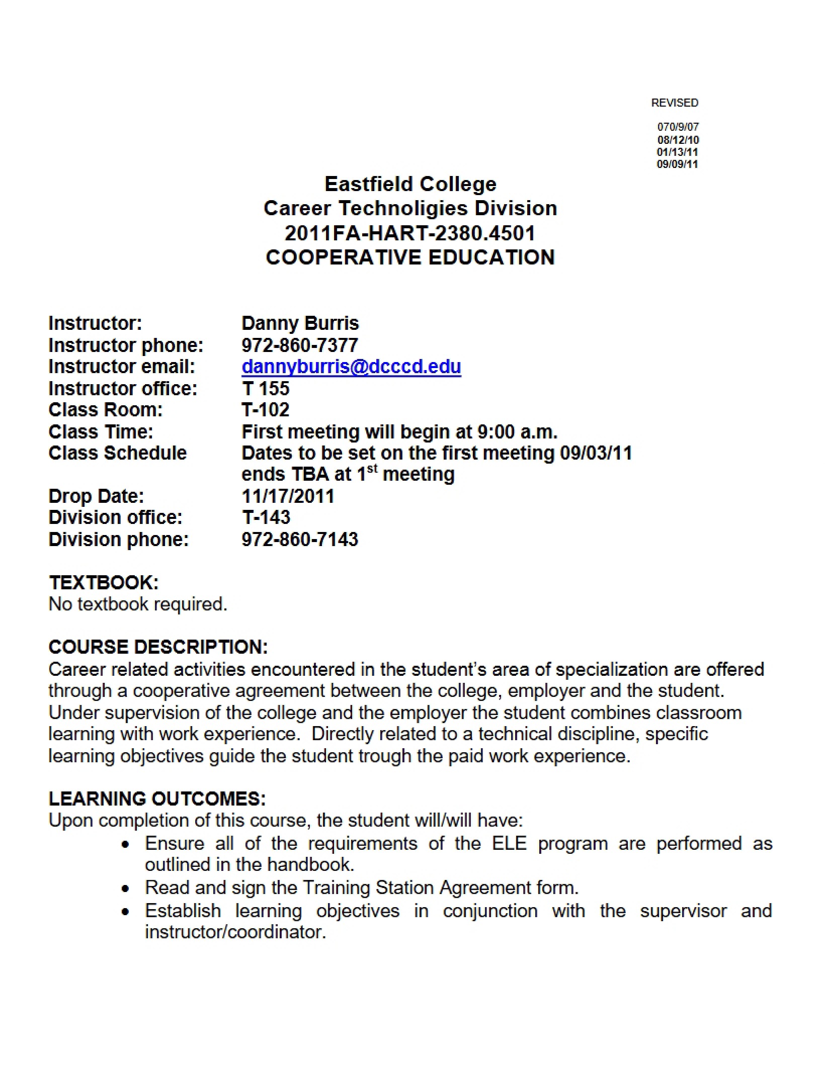 Syllabus