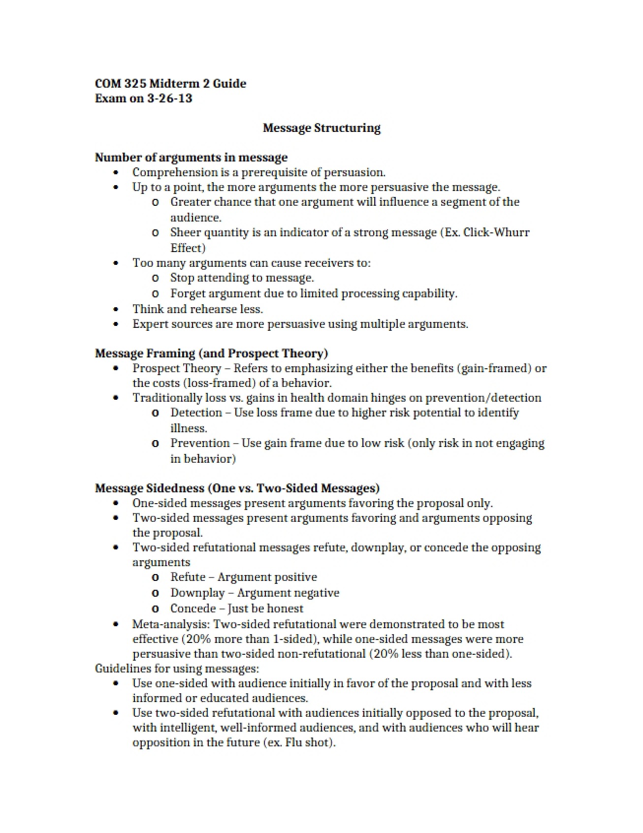 Second Midterm