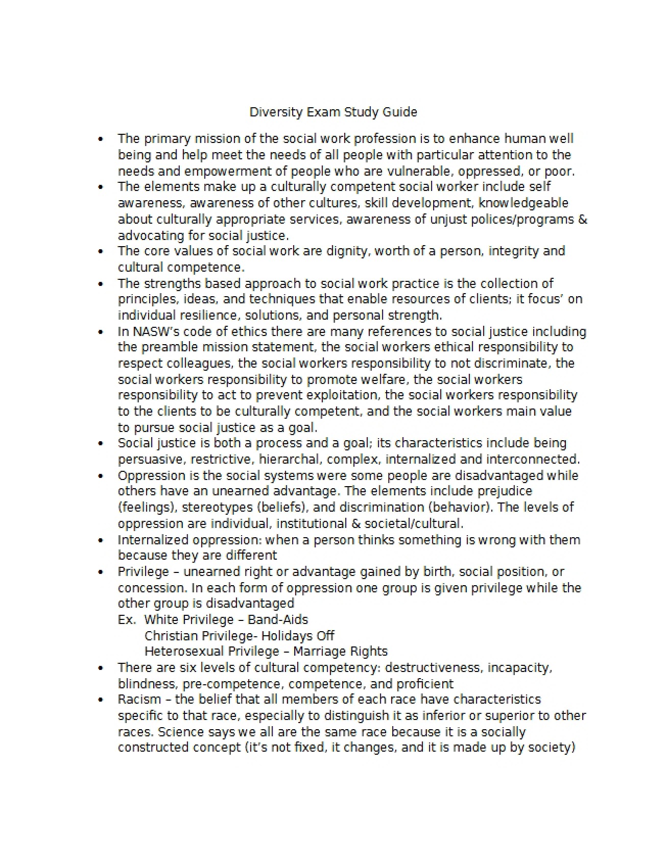 Study Guide