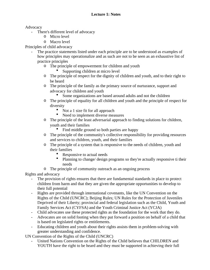 Principles of Child Advocacy - Empowerment, Respect, and Diversity