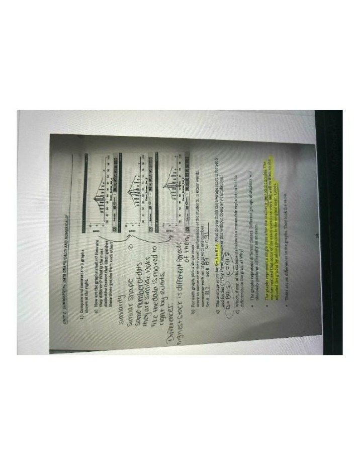 Summarizing Data - Graphical and Numerical