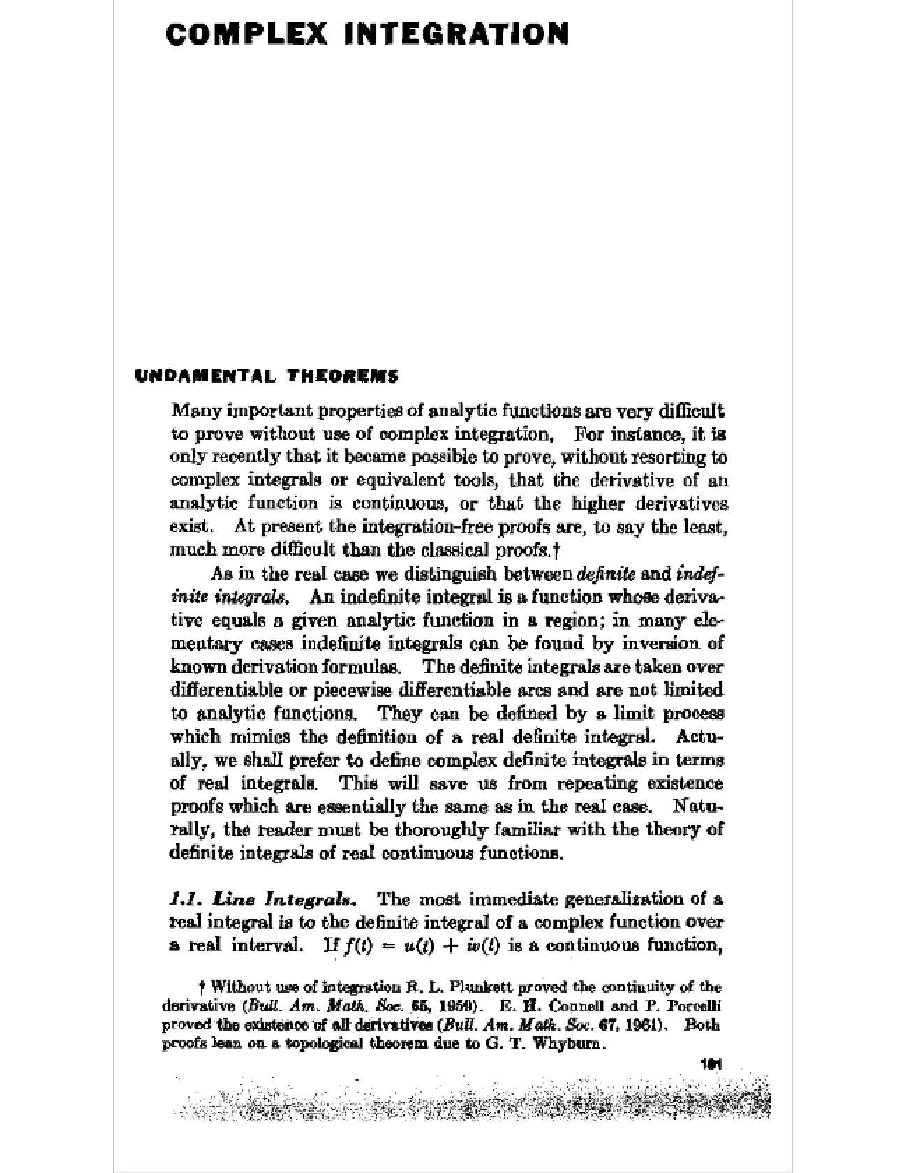 Integration Methods in Complex Analysis